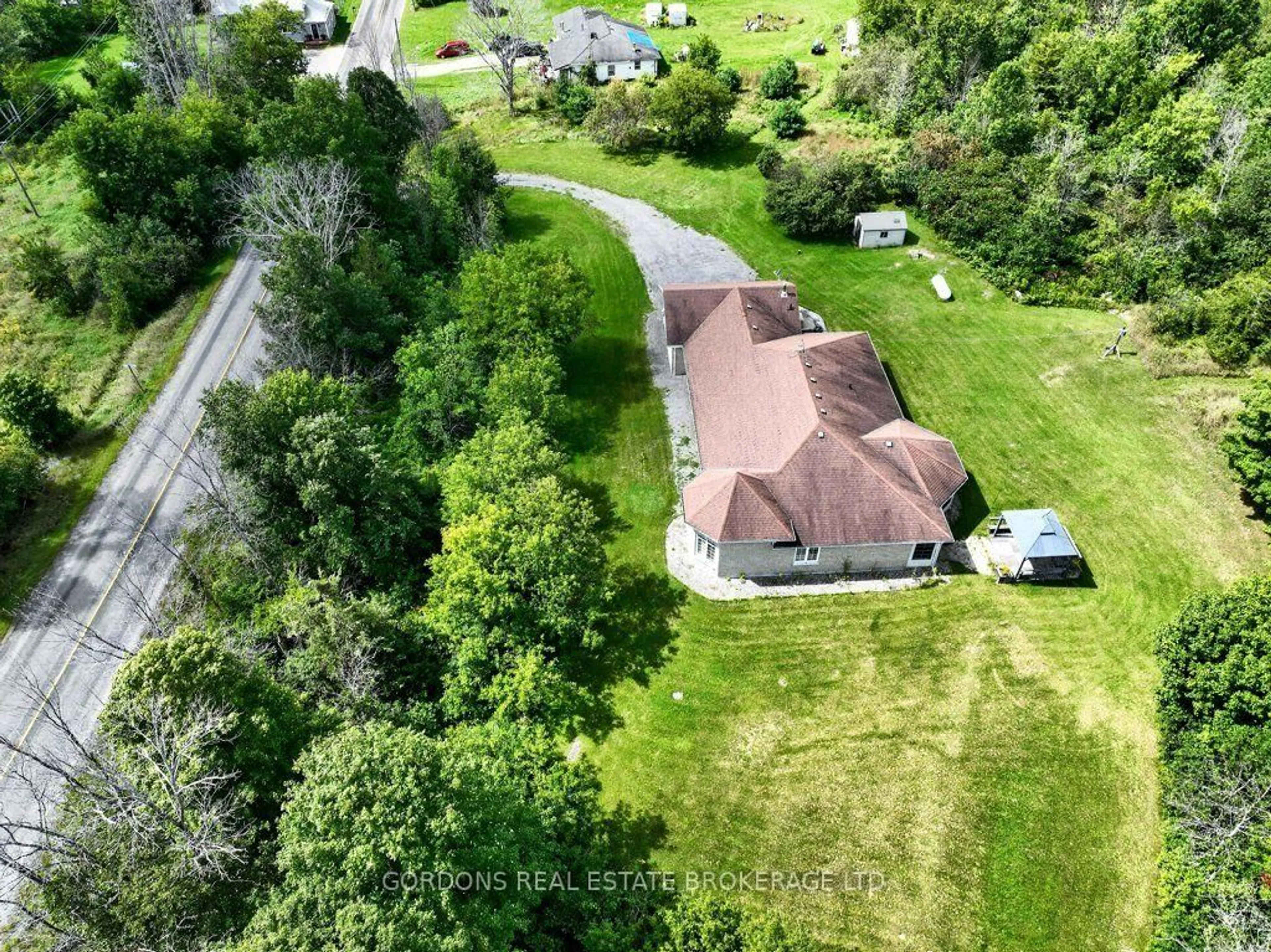 A pic from outside/outdoor area/front of a property/back of a property/a pic from drone, unknown for 1069 County 14 Rd, Kaladar Ontario K0K 1Z0
