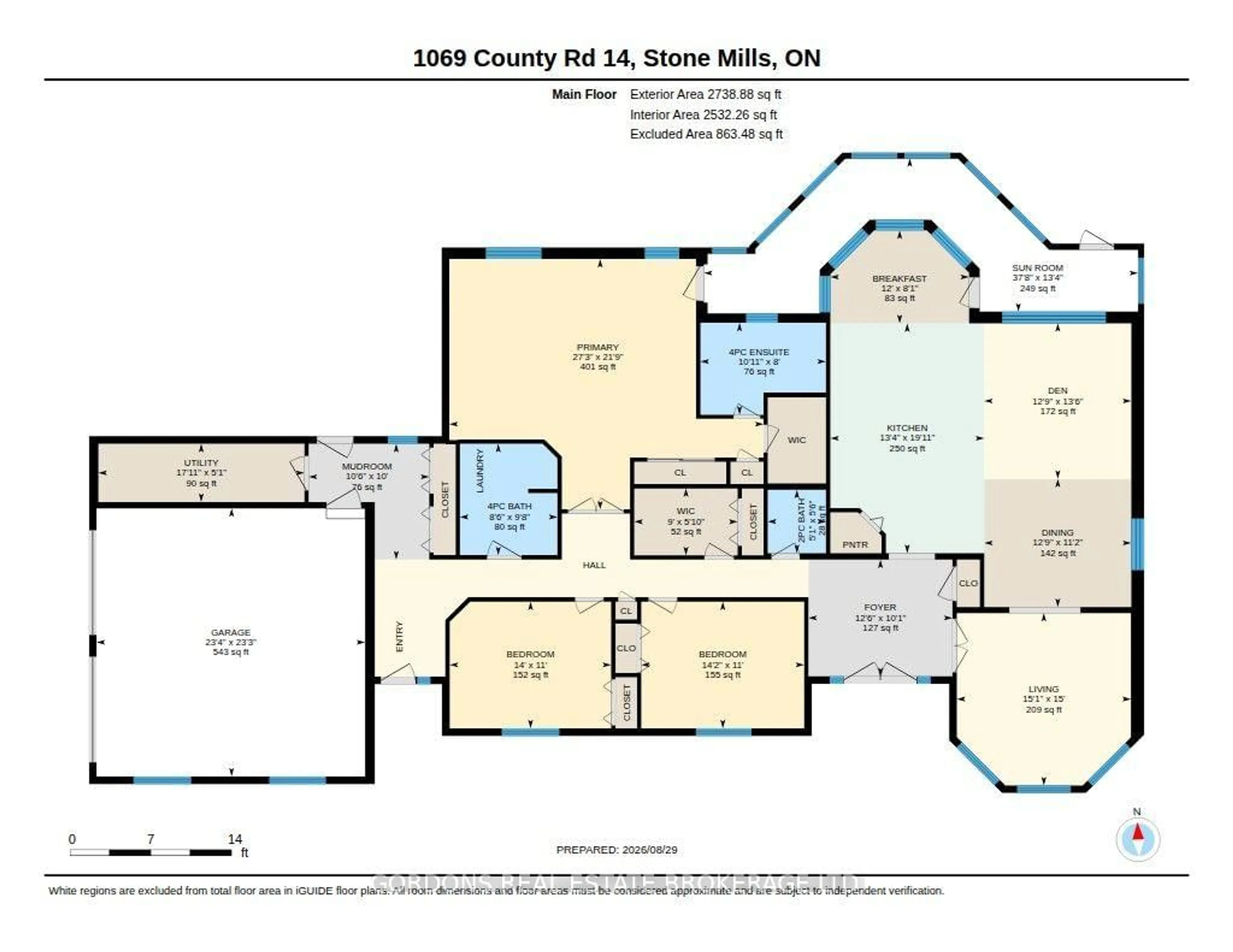 Floor plan for 1069 County 14 Rd, Kaladar Ontario K0K 1Z0