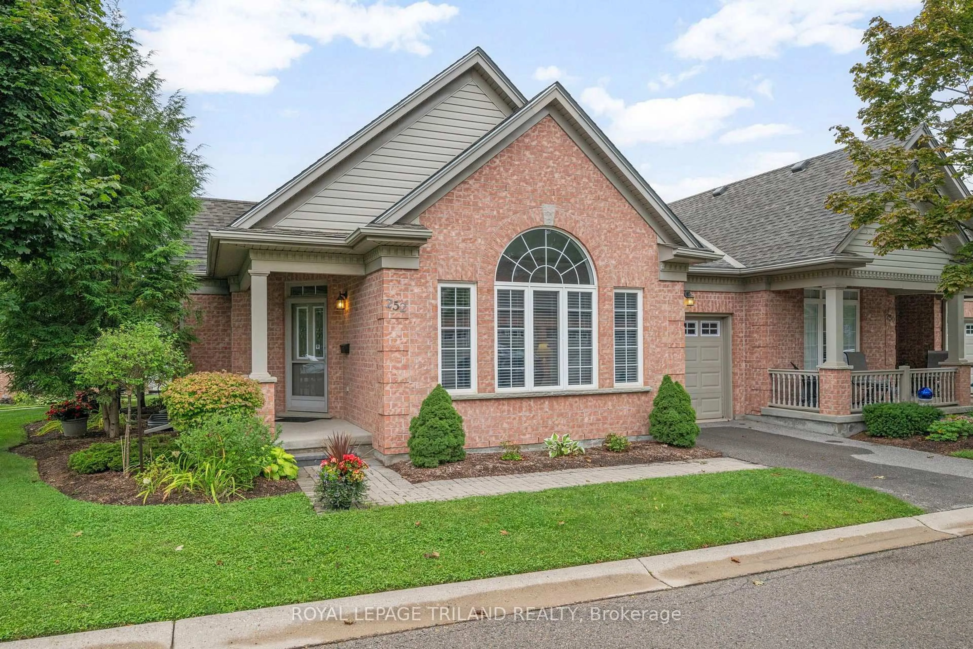 Home with brick exterior material, street for 2025 Meadowgate Blvd #252, London South Ontario N6M 1K9