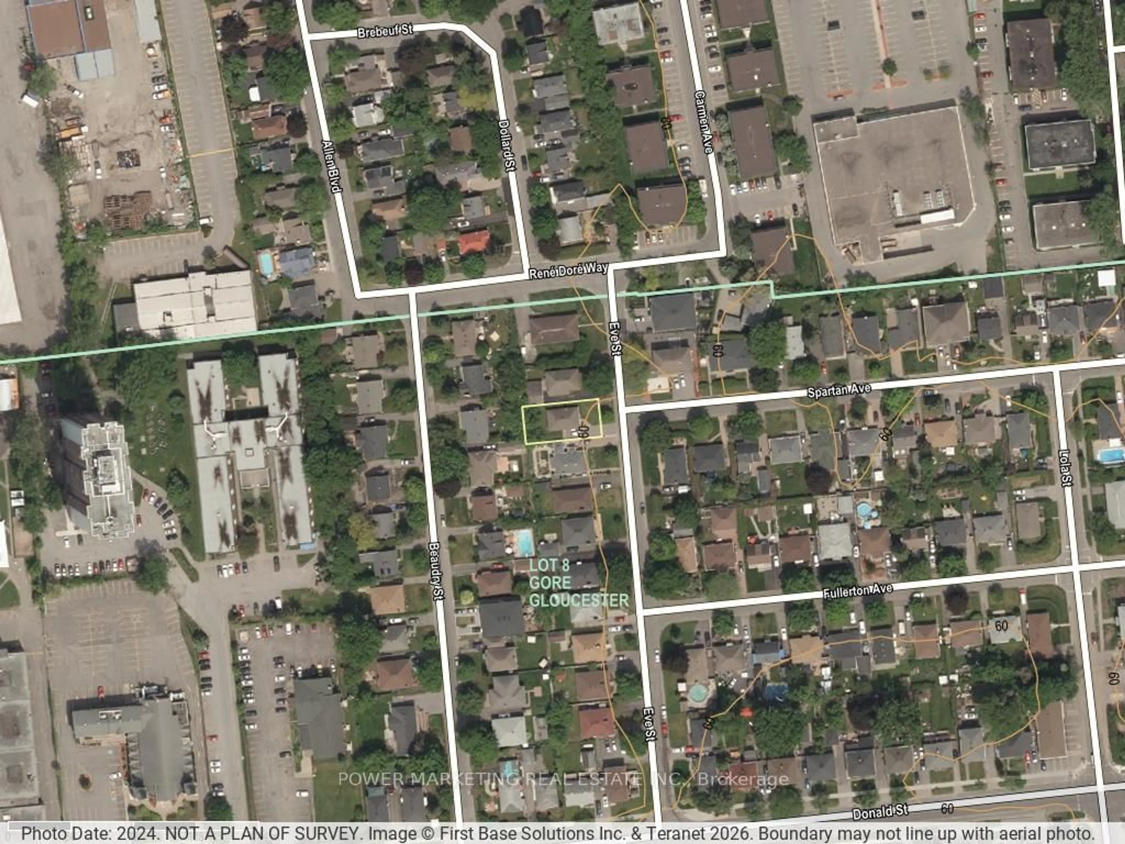 Picture of a map for 944 Eve St, Ottawa Ontario K1K 3R4