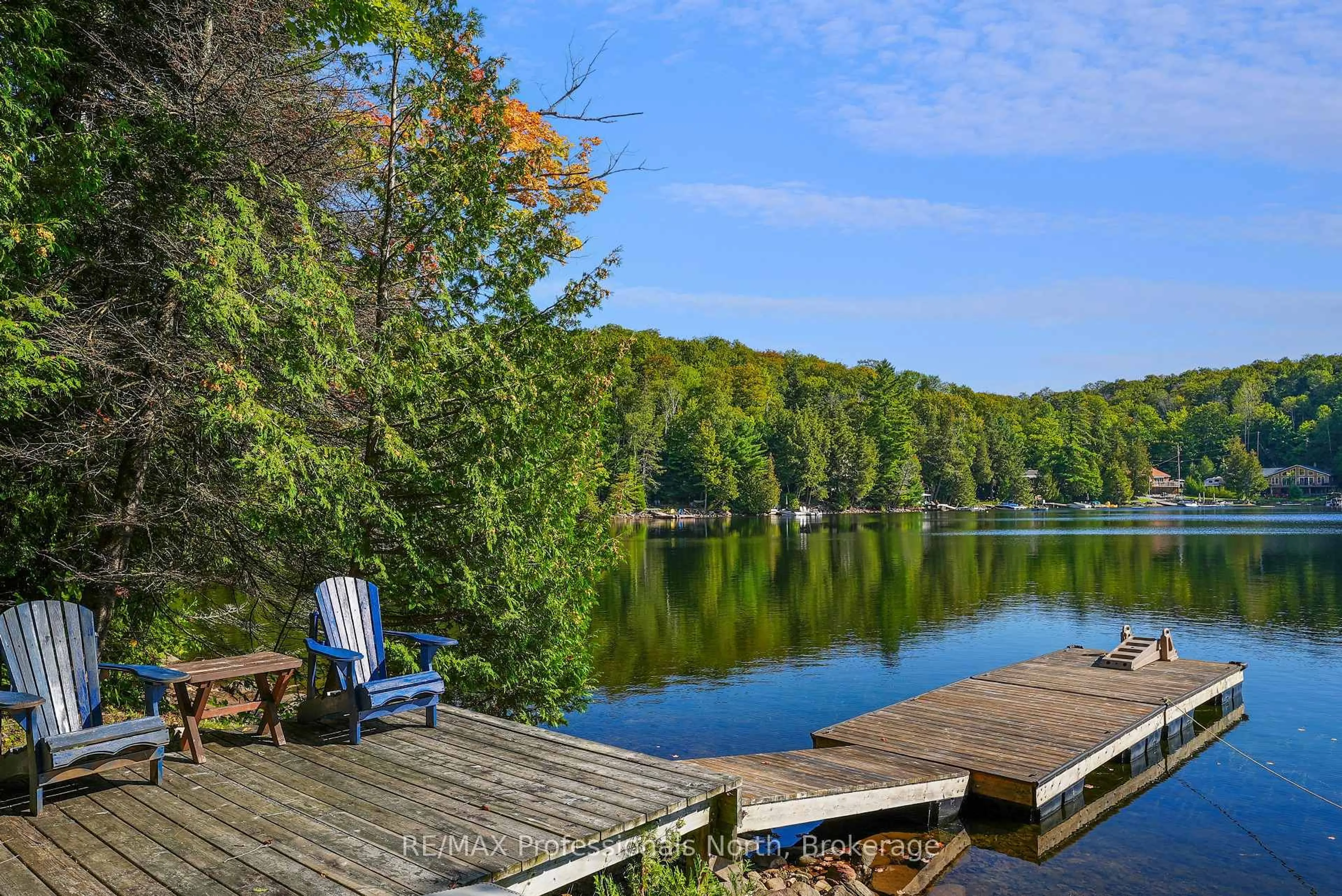 Patio, water/lake/river/ocean view for 1010 Koch Tr, Highlands East Ontario K0M 1S0