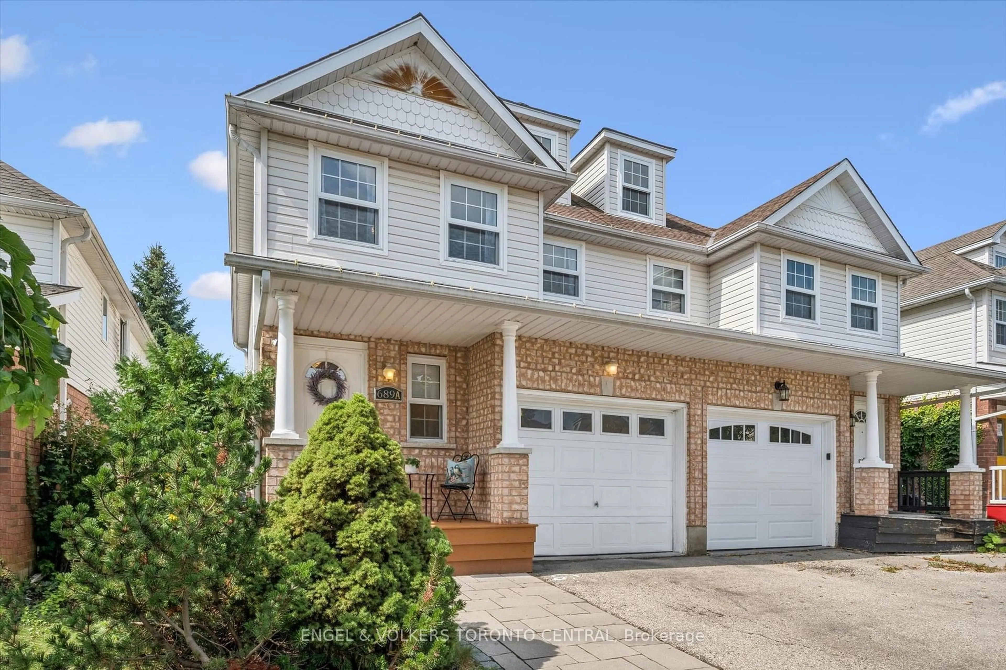 Home with vinyl exterior material, street for 689A Star Flower Ave, Waterloo Ontario N2V 2L2