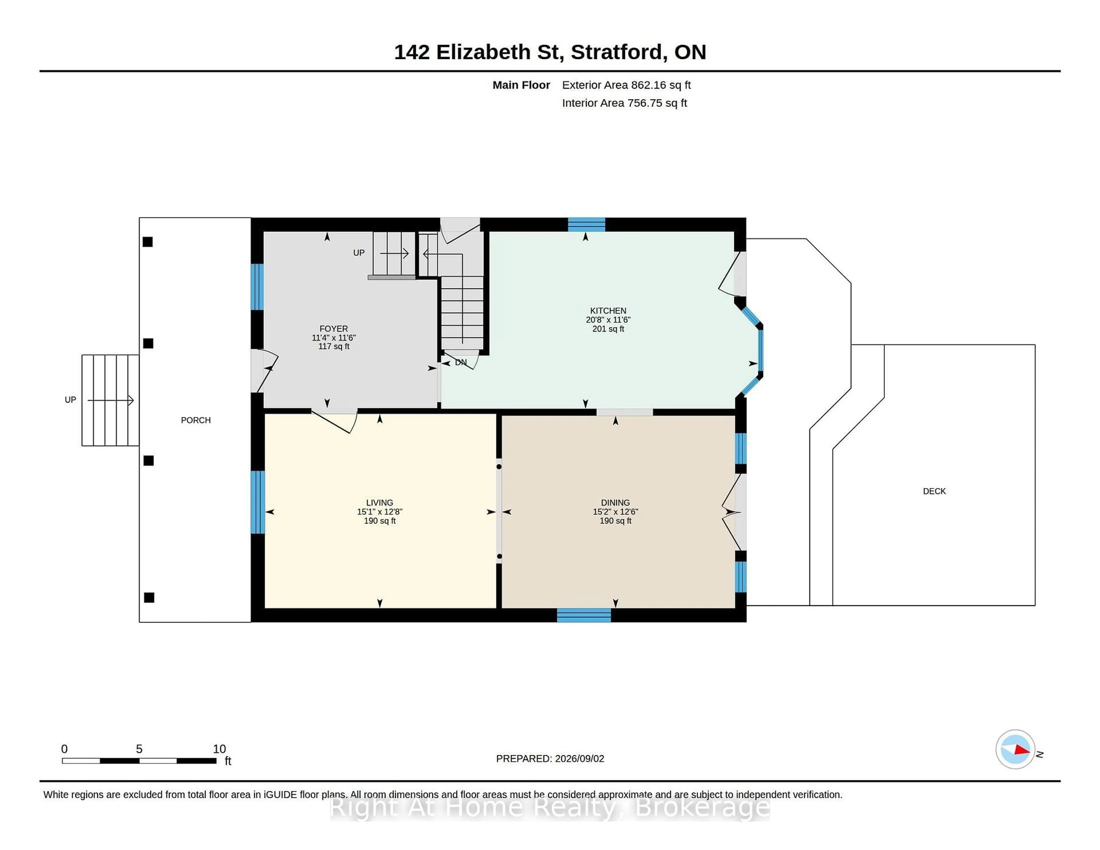 Floor plan for 142 Elizabeth St, Stratford Ontario N5A 4Z3