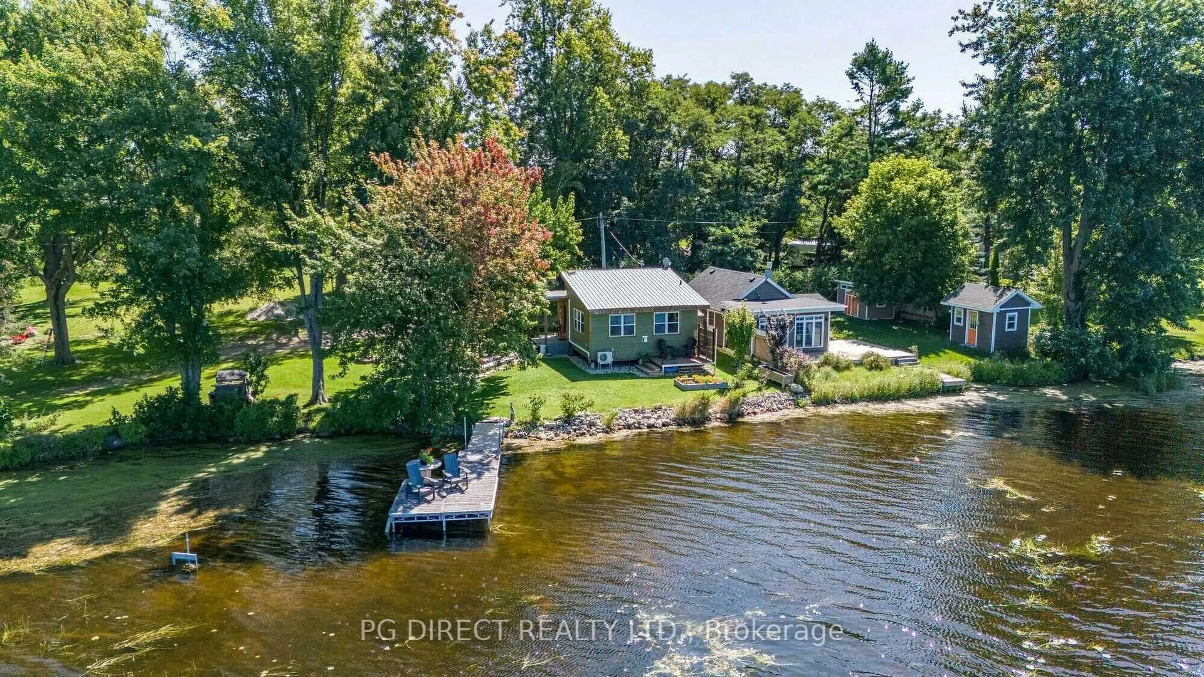 A pic from outside/outdoor area/front of a property/back of a property/a pic from drone, water/lake/river/ocean view for 380 Gemmell Rd, Merrickville-Wolford Ontario K0G 1G0