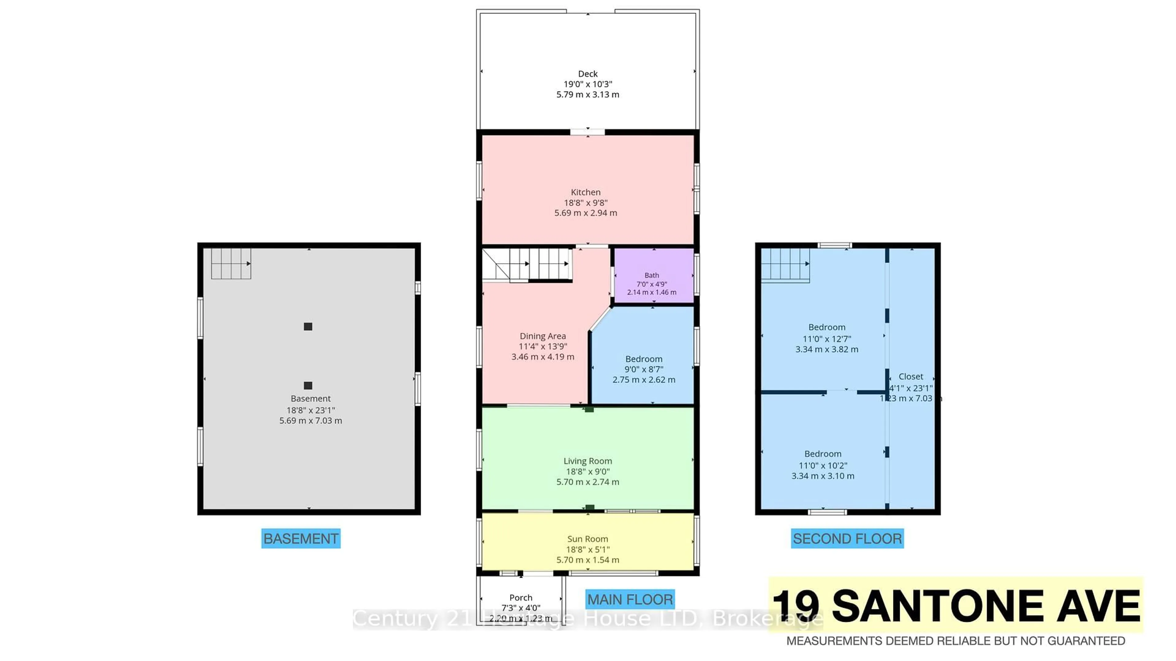 Floor plan for 19 Santone Ave, Welland Ontario L3C 2J5