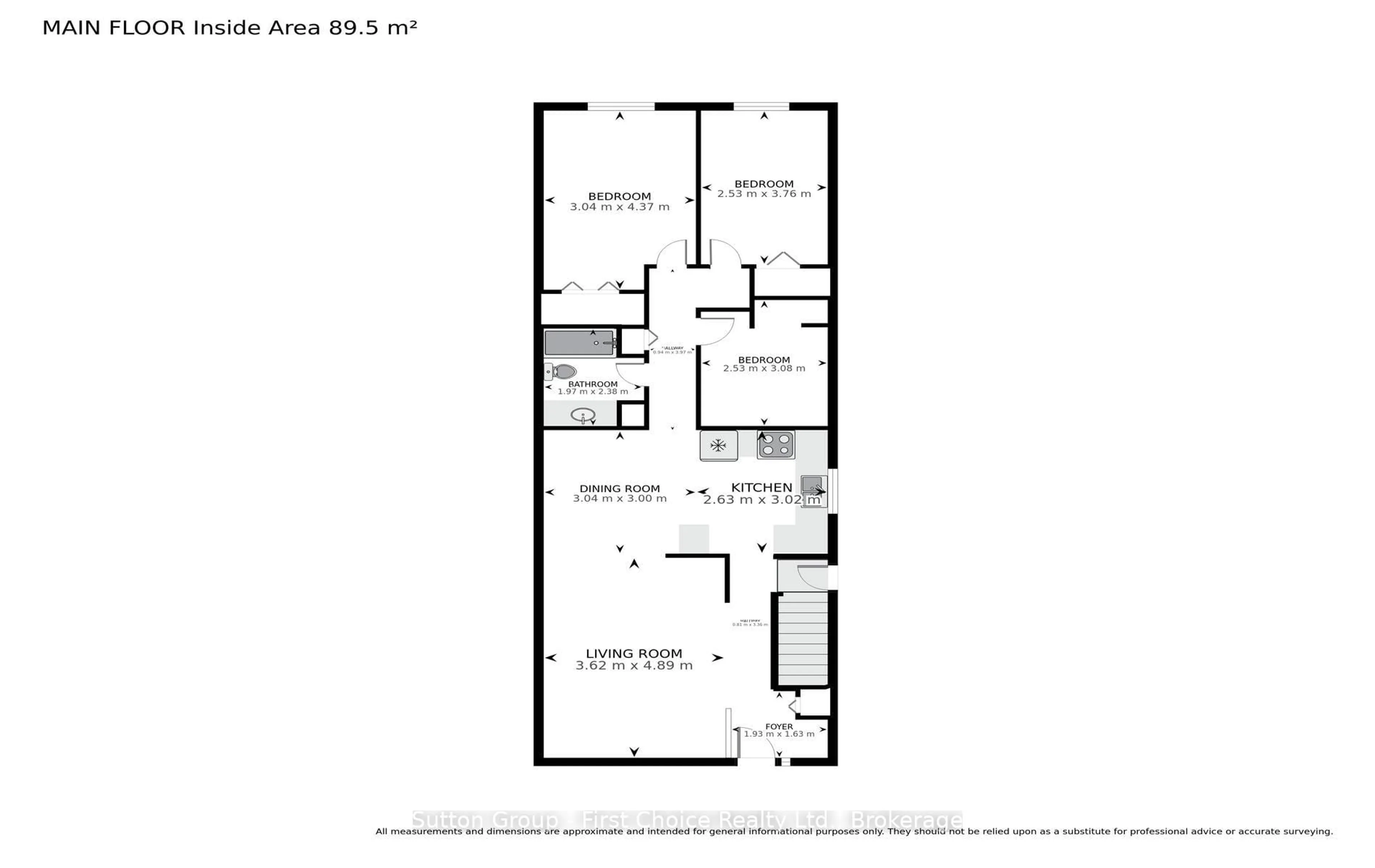 Floor plan for 380 Maple Ave, Stratford Ontario N5A 1V9