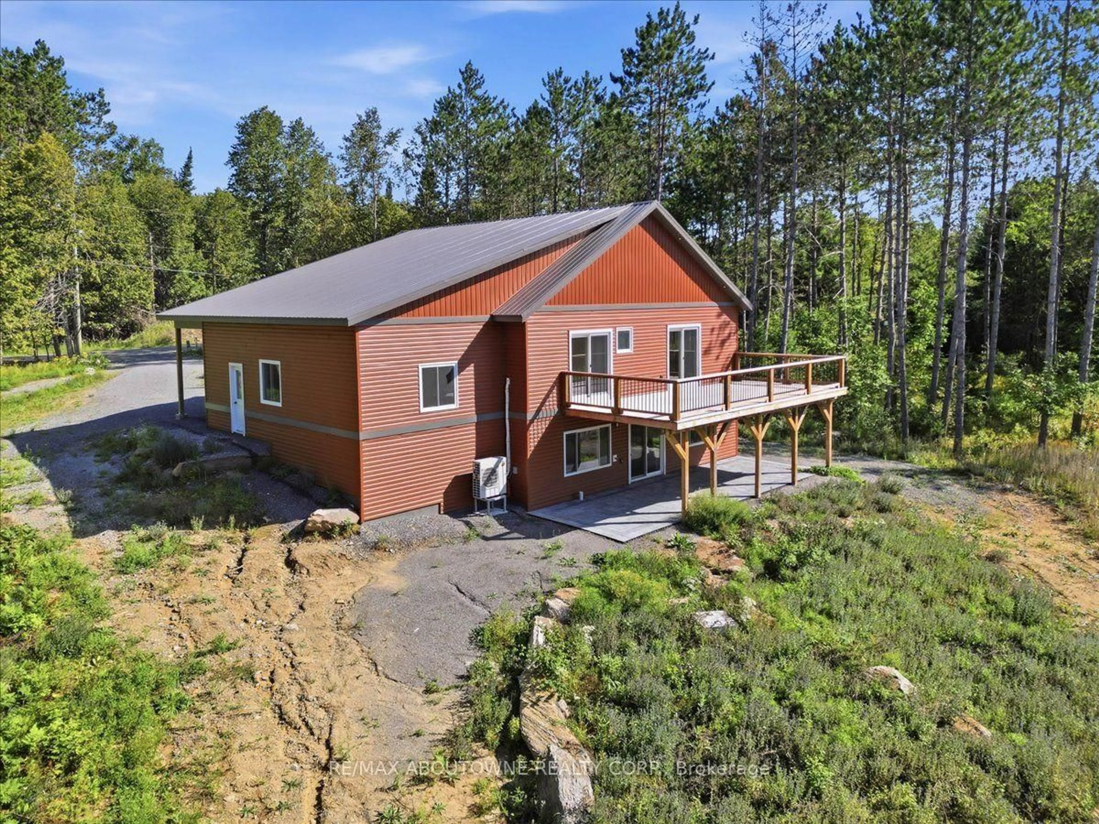 A pic from outside/outdoor area/front of a property/back of a property/a pic from drone, unknown for 550 St. Ola Rd, Hastings Ontario K0L 1W0