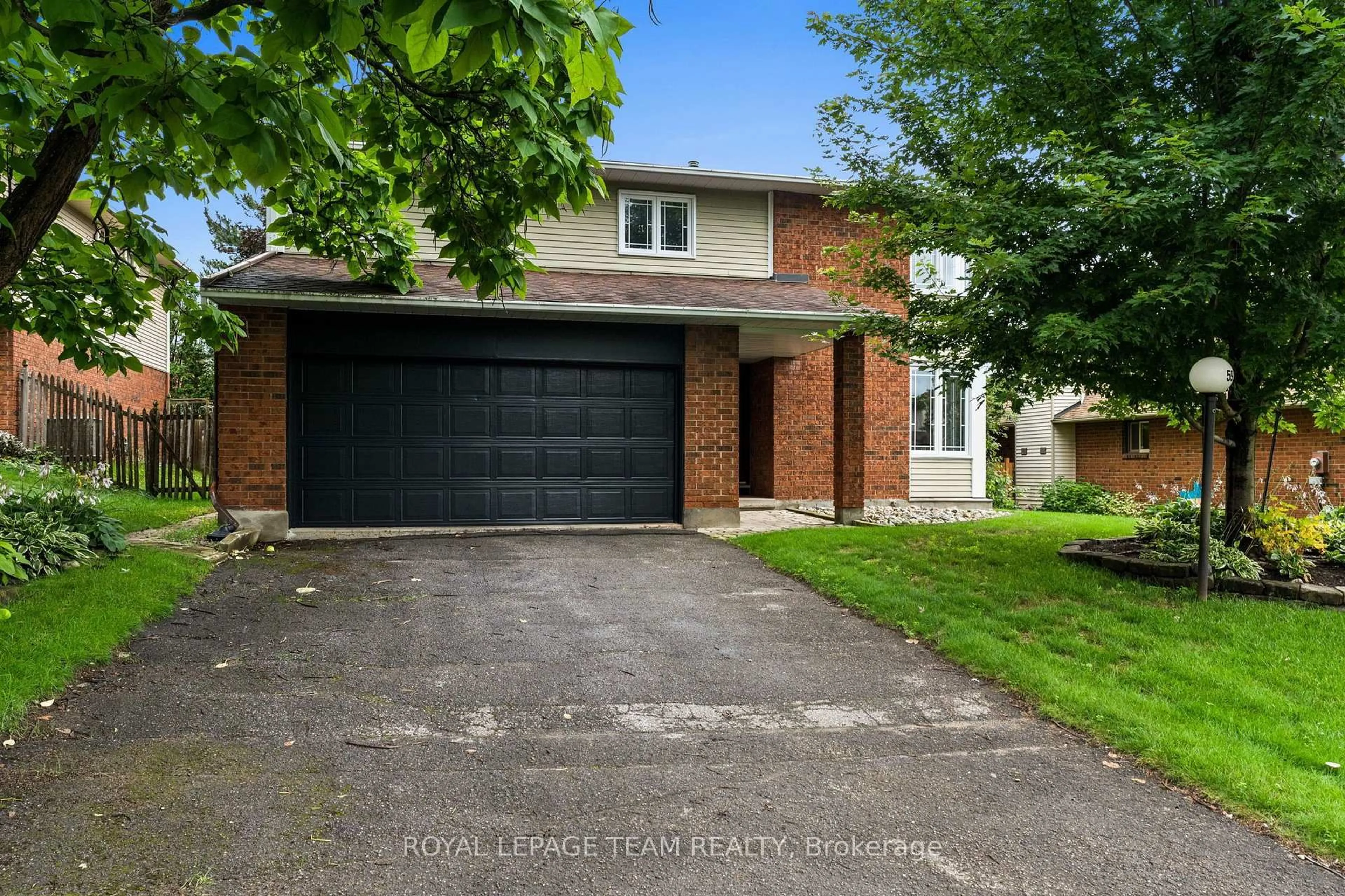 Home with brick exterior material, street for 59 Naismith Cres, Ottawa Ontario K2L 2K7