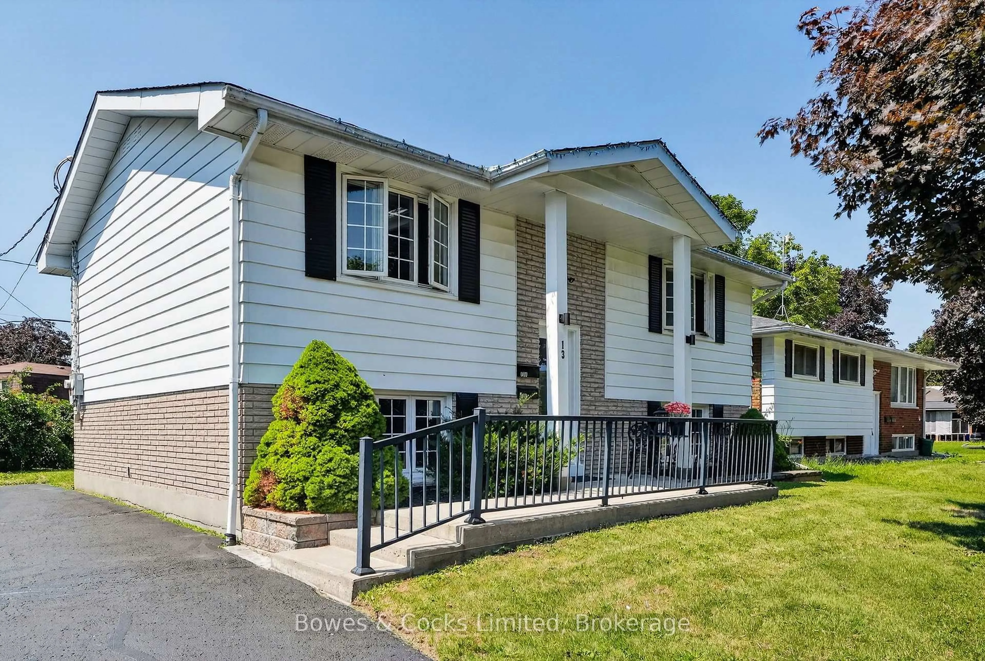 Home with vinyl exterior material, street for 13 Rosemary Dr, Kawartha Lakes Ontario K9V 4T2