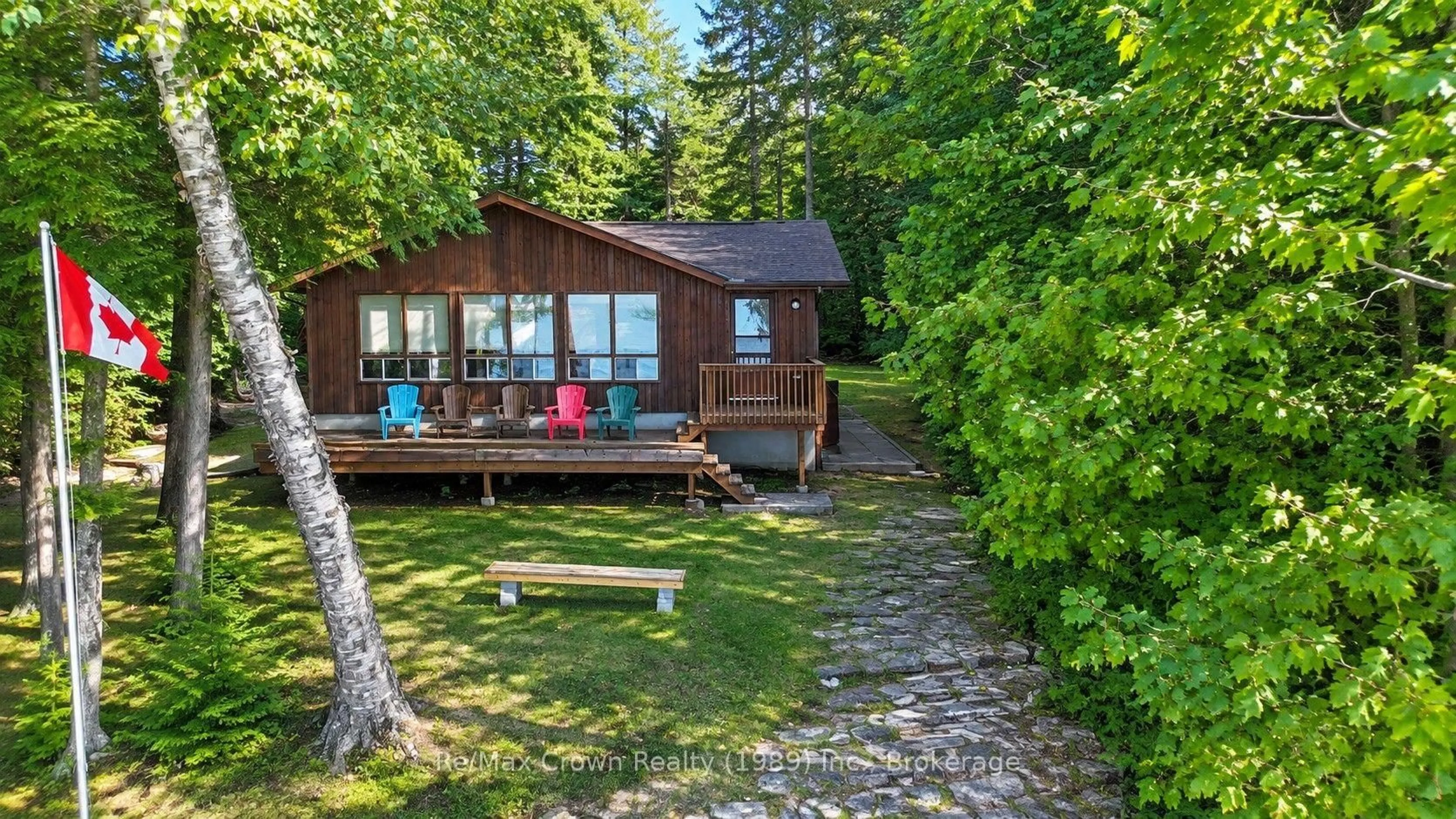 Patio, water/lake/river/ocean view for 278A Porters Landing Rd, Parry Sound Remote Area Ontario P0H 2R0