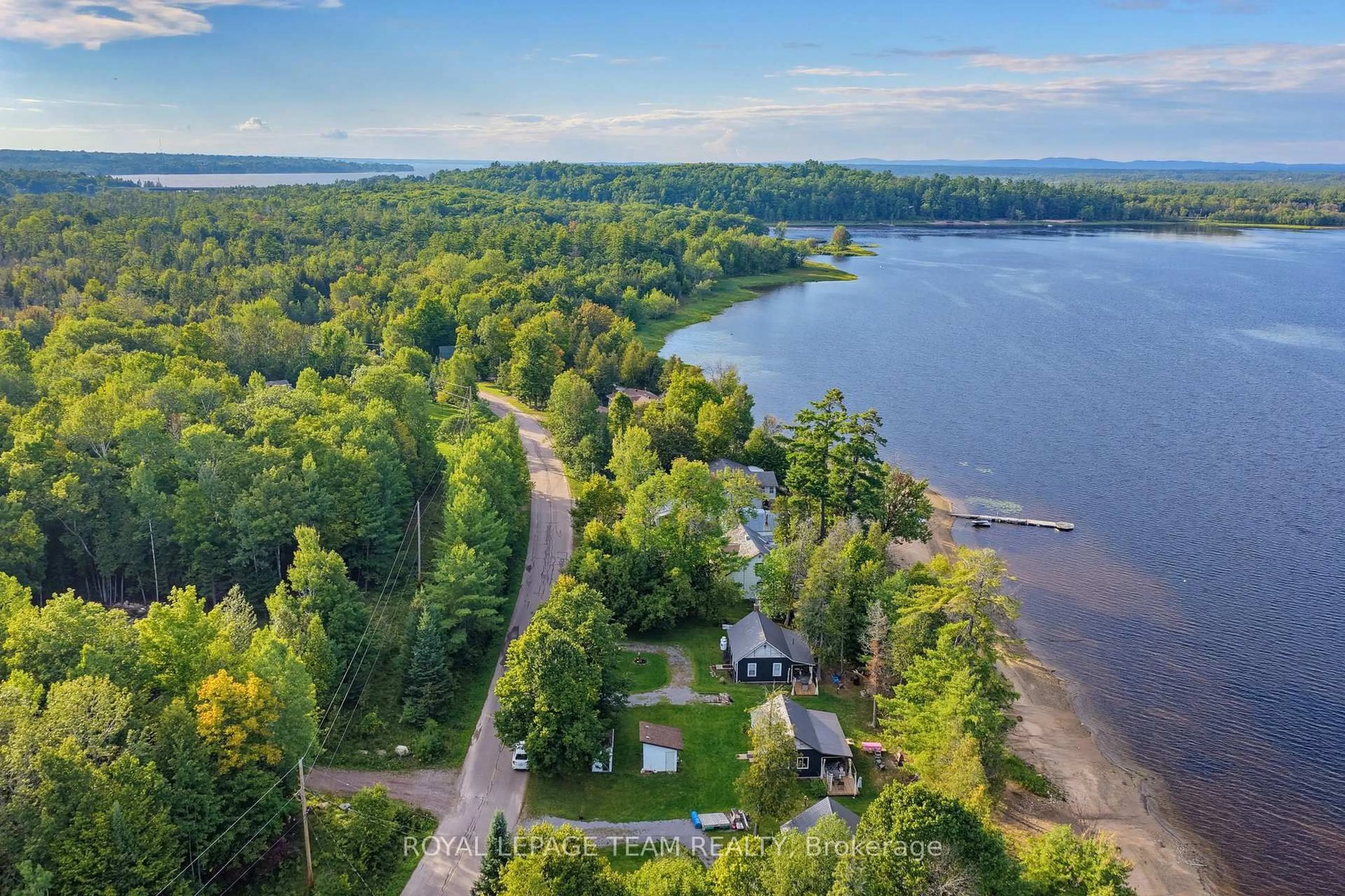 A pic from outside/outdoor area/front of a property/back of a property/a pic from drone, water/lake/river/ocean view for 754 Forest Park Rd, Pembroke Ontario K8A 6W2
