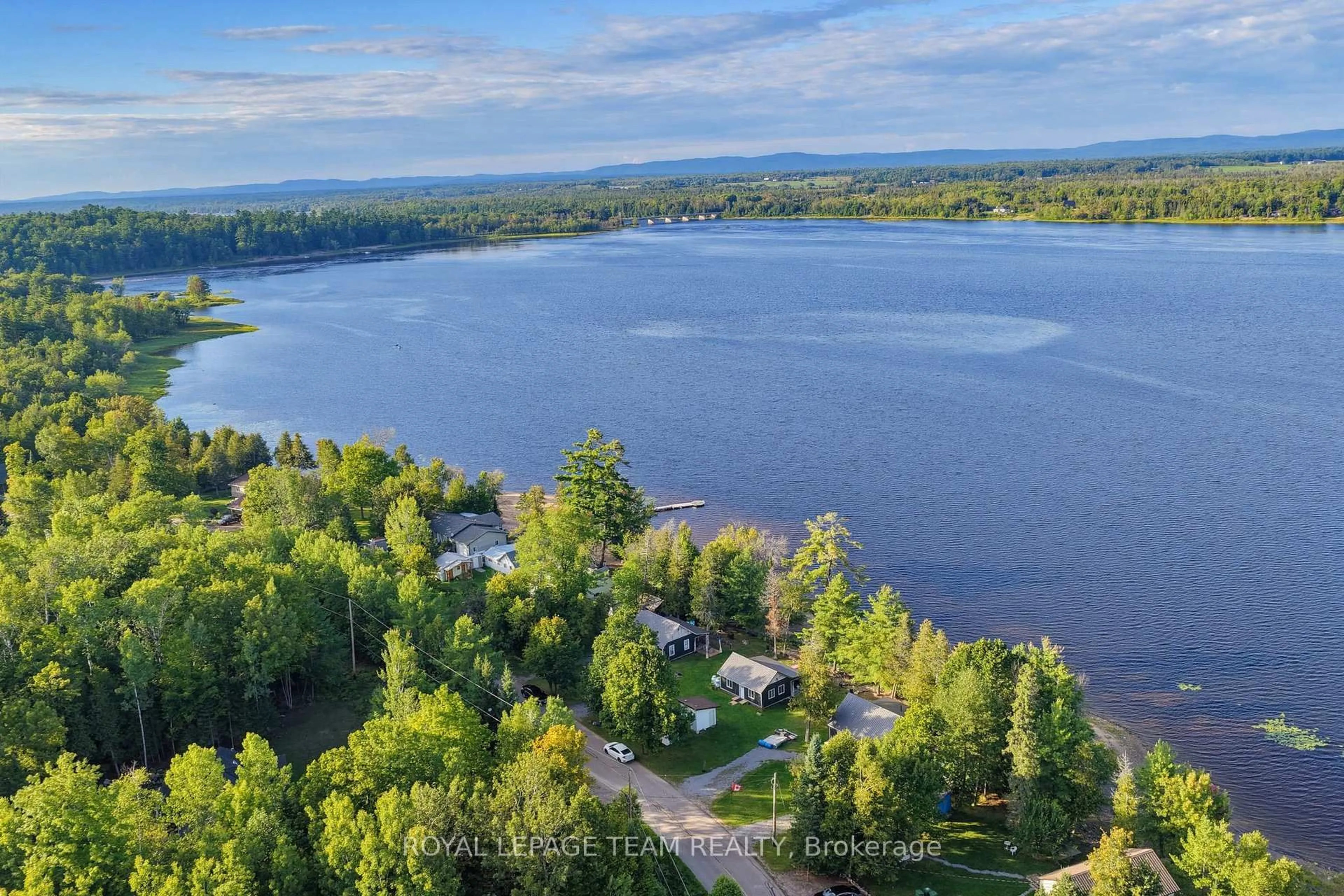 A pic from outside/outdoor area/front of a property/back of a property/a pic from drone, water/lake/river/ocean view for 754 Forest Park Rd, Pembroke Ontario K8A 6W2