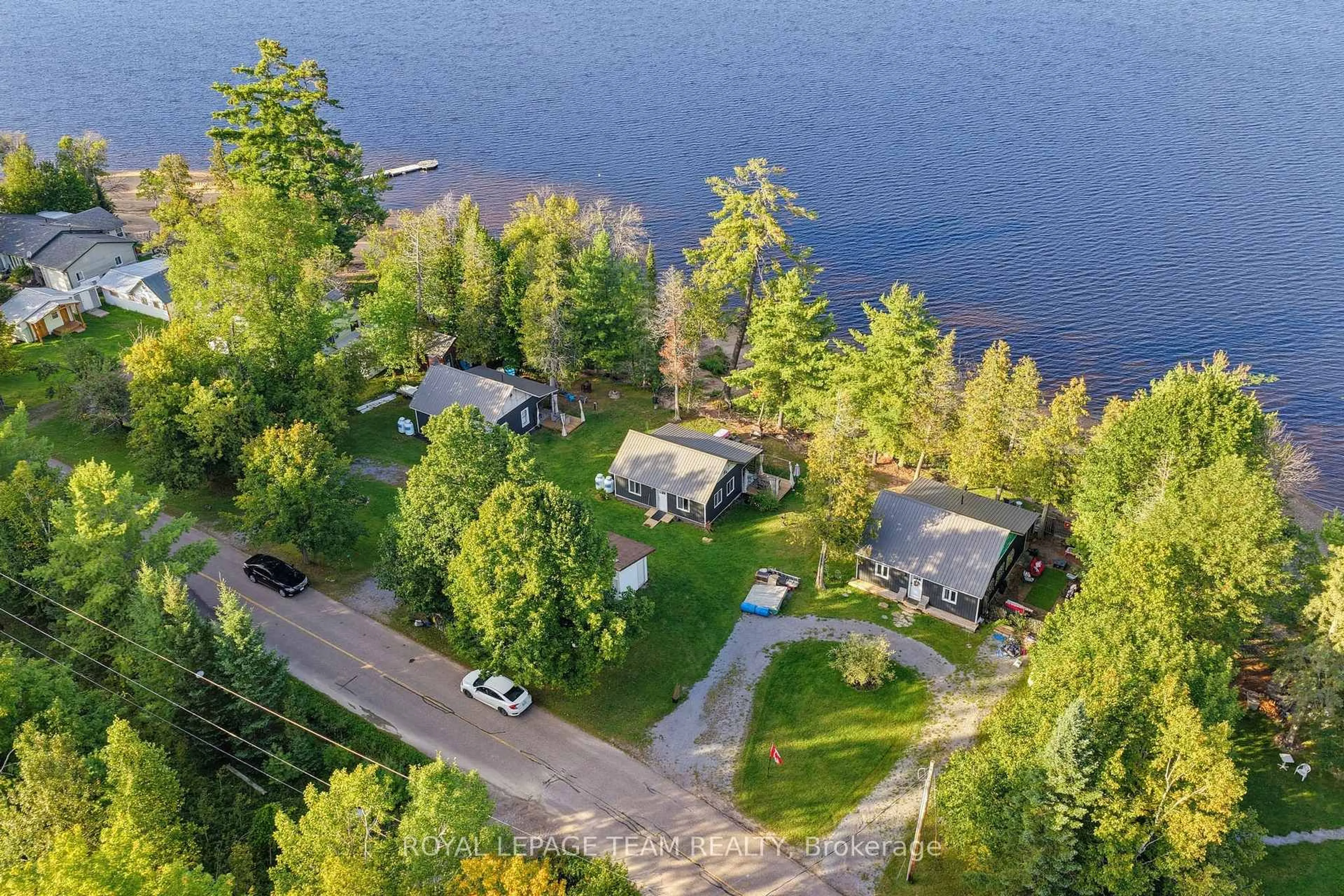 A pic from outside/outdoor area/front of a property/back of a property/a pic from drone, water/lake/river/ocean view for 754 Forest Park Rd, Pembroke Ontario K8A 6W2
