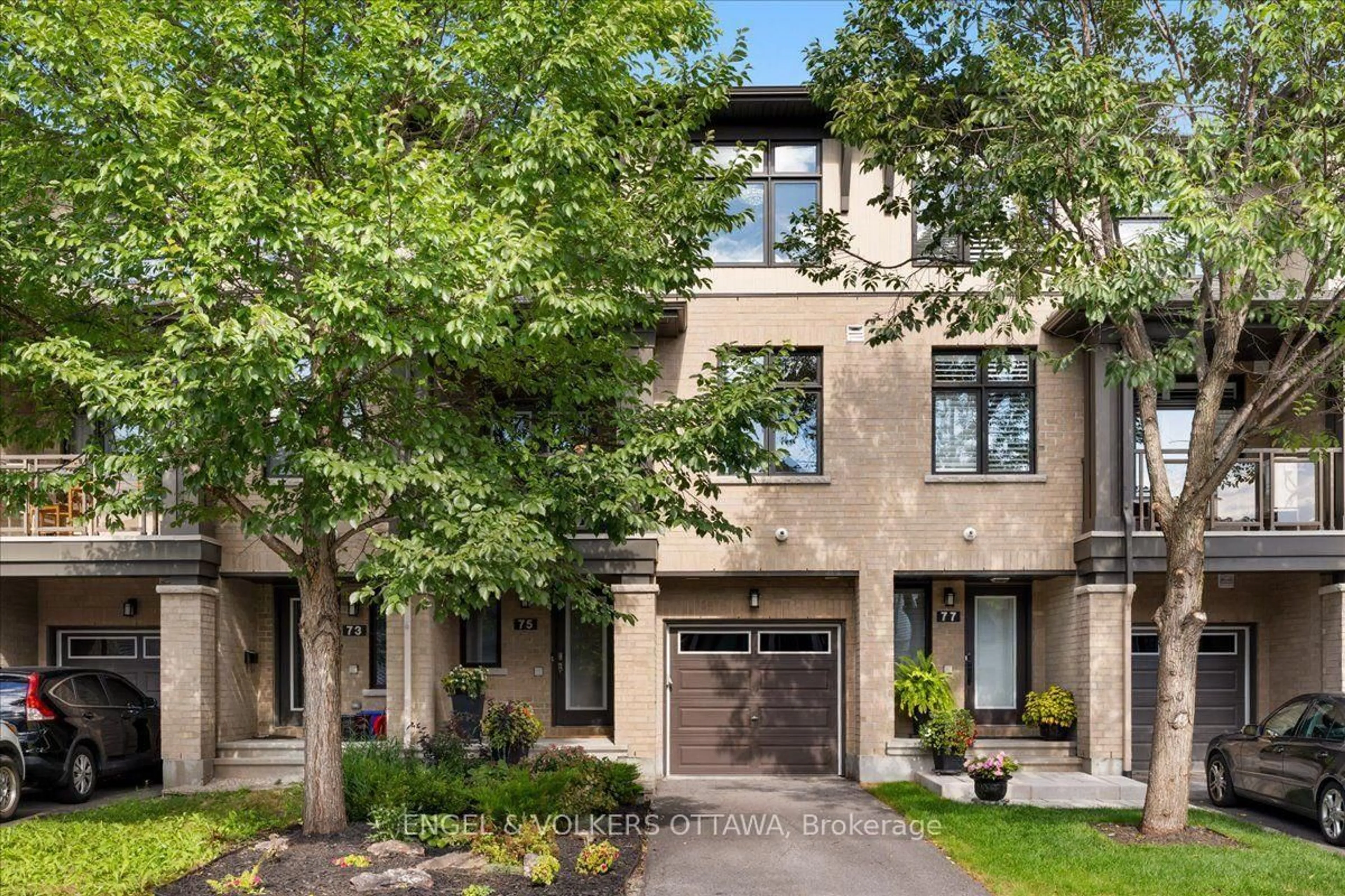 Home with brick exterior material, street for 75 Blueheart Bay, Ottawa Ontario K2J 5Z5