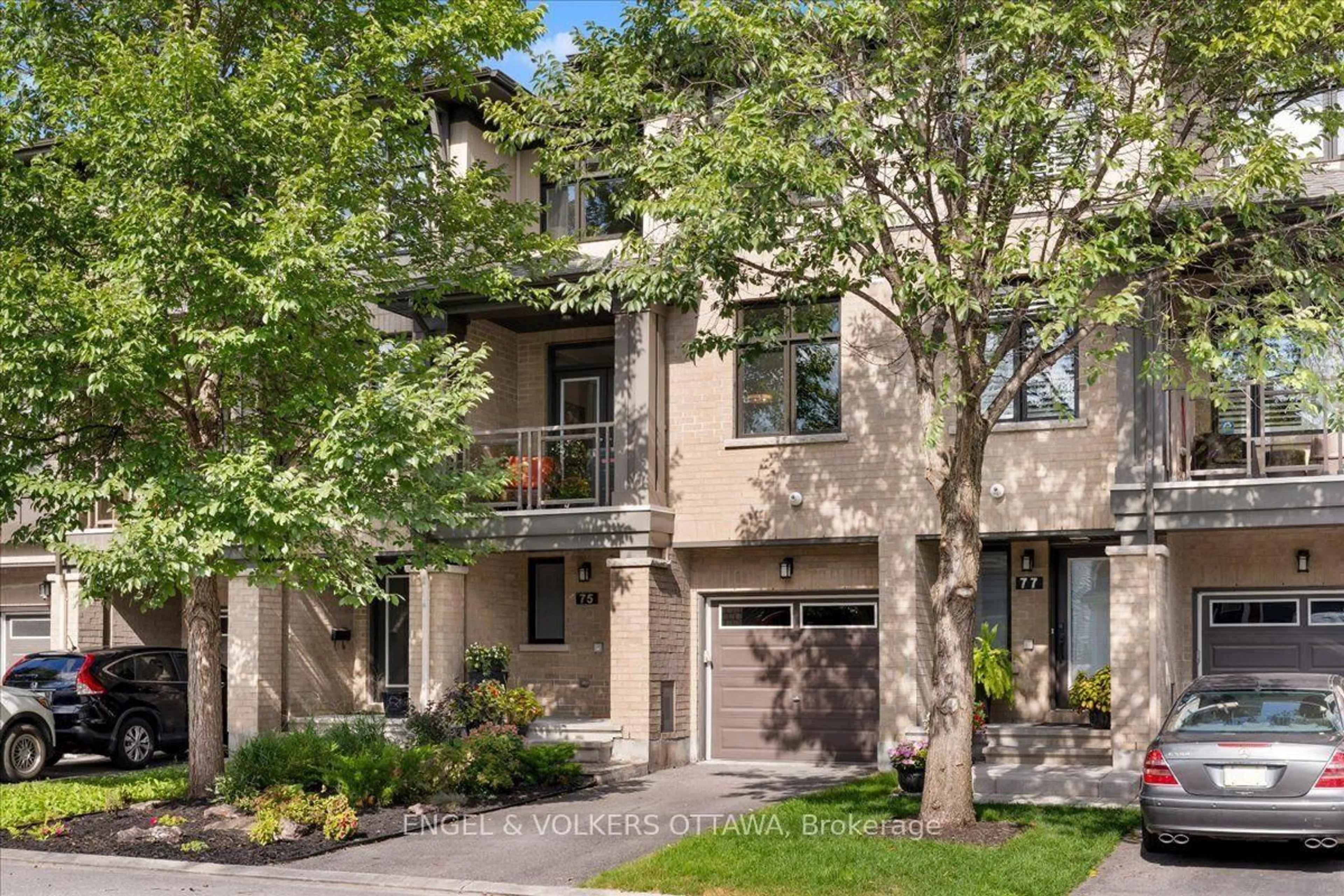 Home with brick exterior material, street for 75 Blueheart Bay, Ottawa Ontario K2J 5Z5