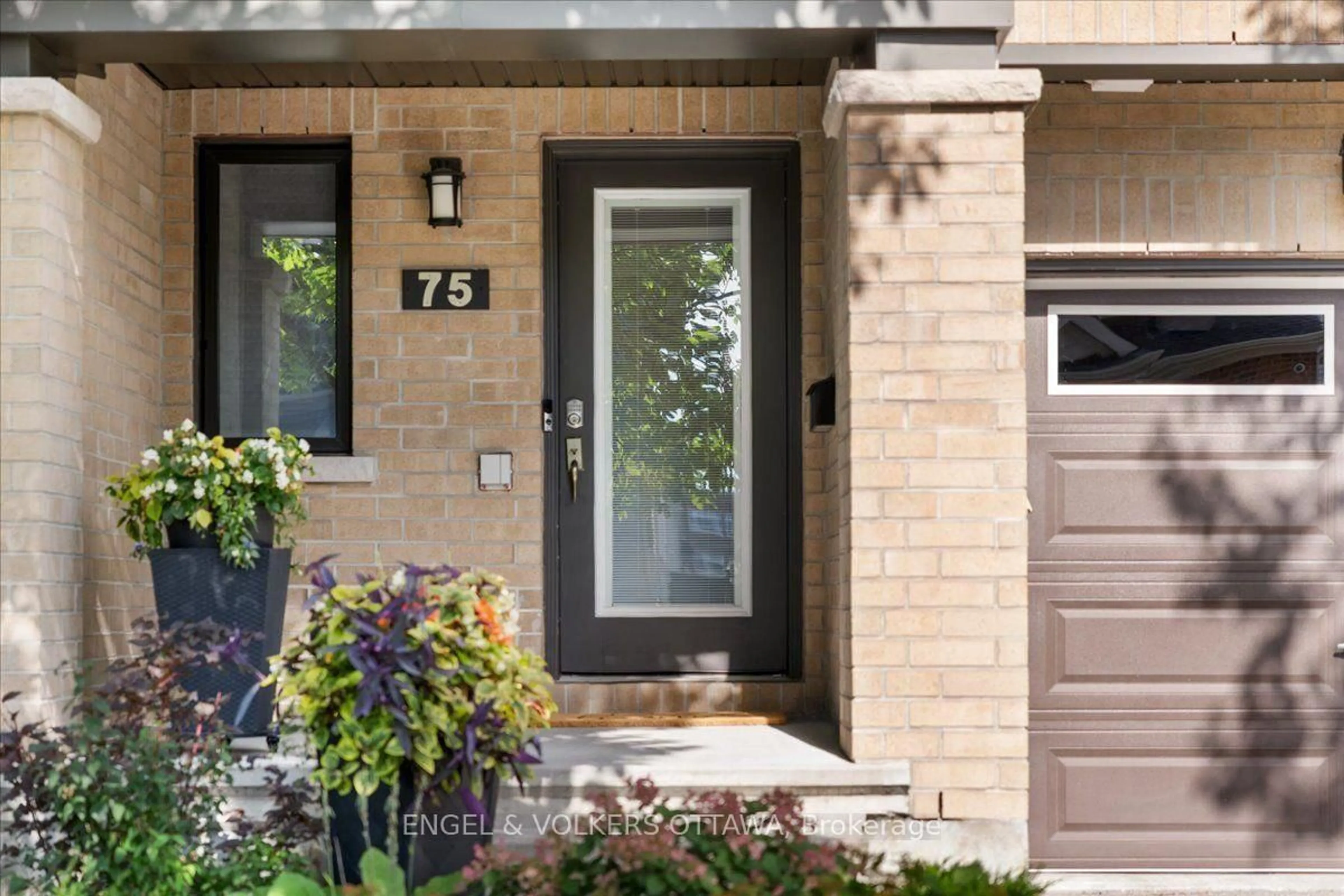 Home with brick exterior material, street for 75 Blueheart Bay, Ottawa Ontario K2J 5Z5