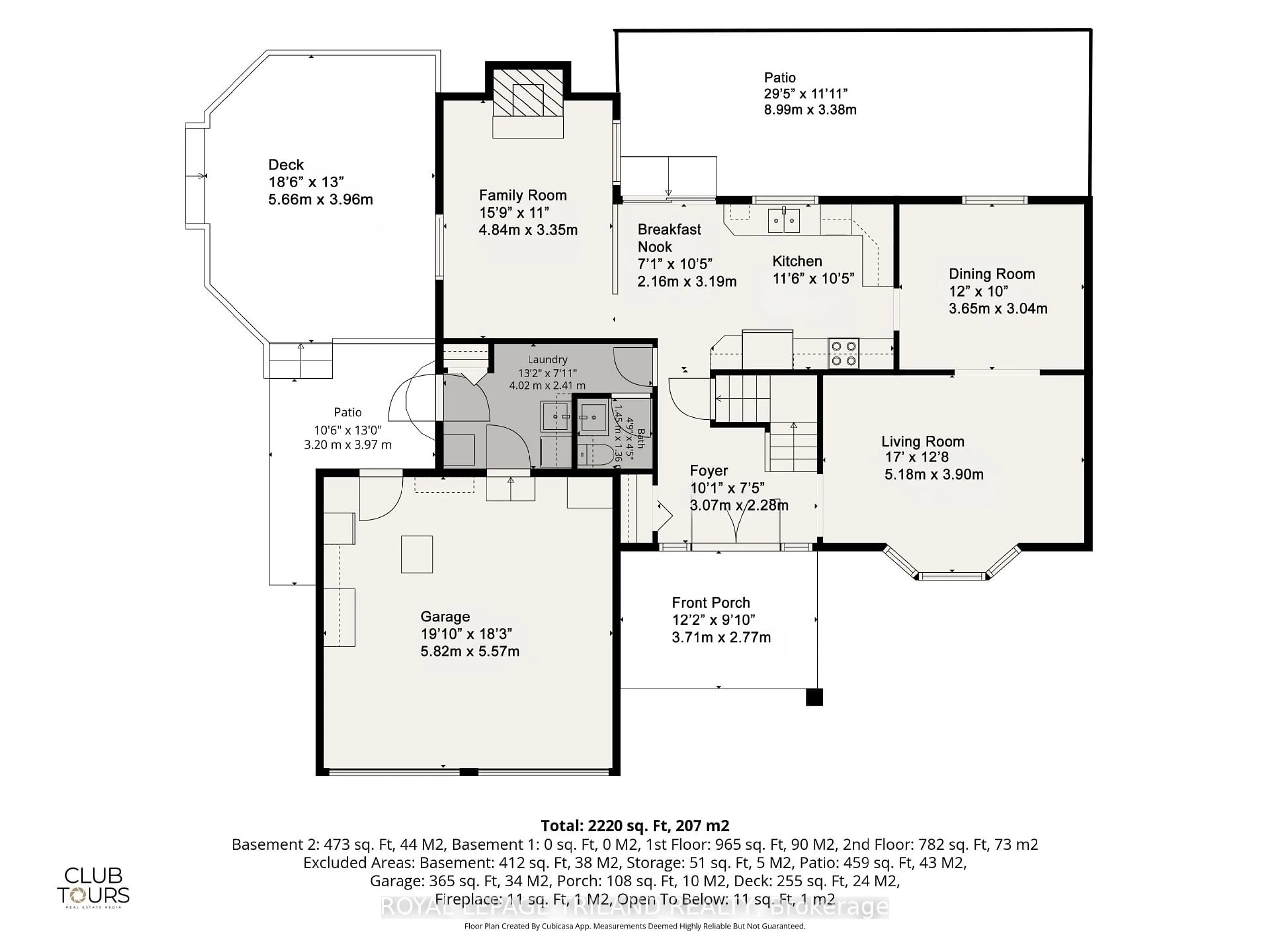 Floor plan for 7 Glenview Cres, London North Ontario N5X 2P8
