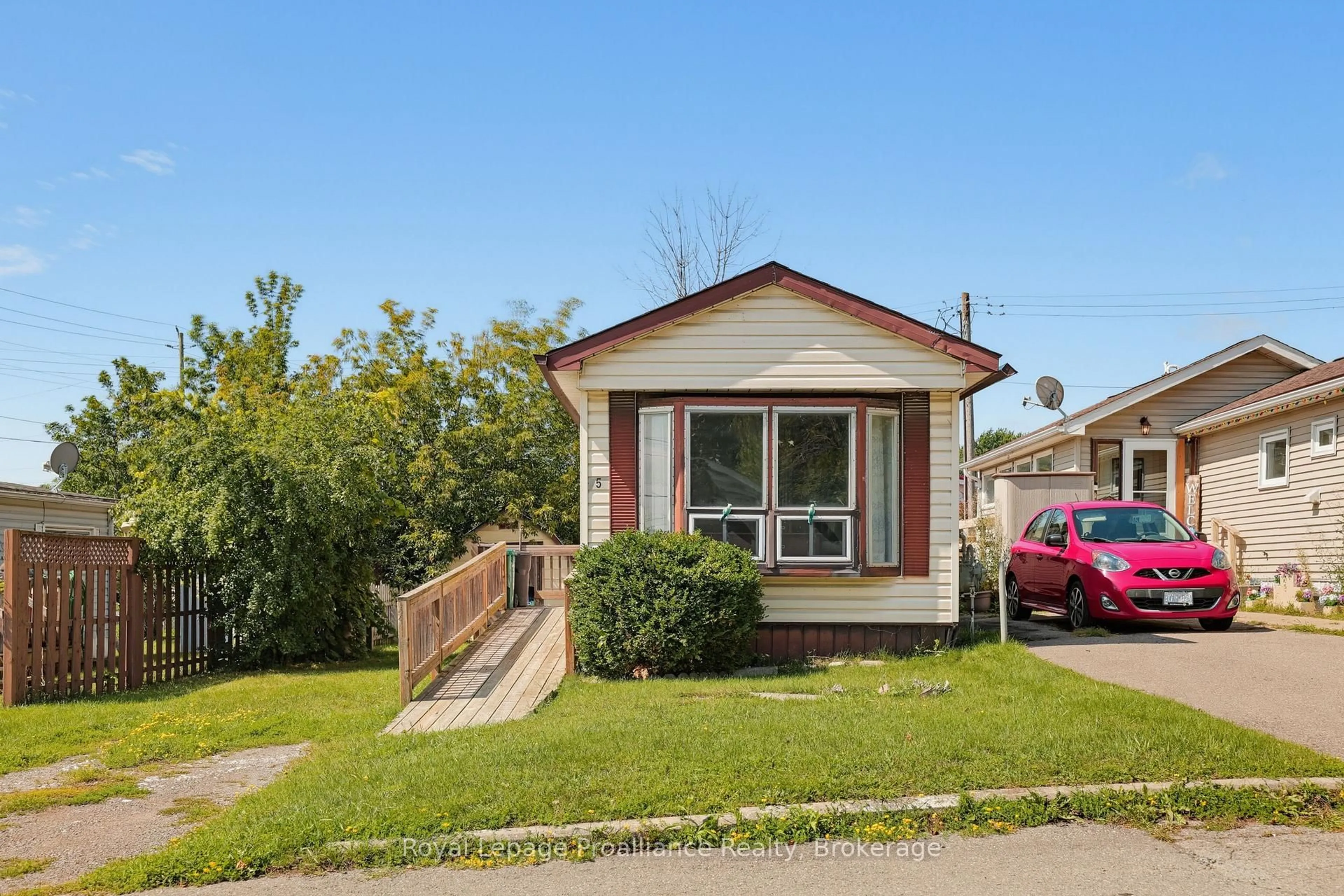 Home with vinyl exterior material, street for 5 Kenneth Blvd, Quinte West Ontario K8N 4Z3