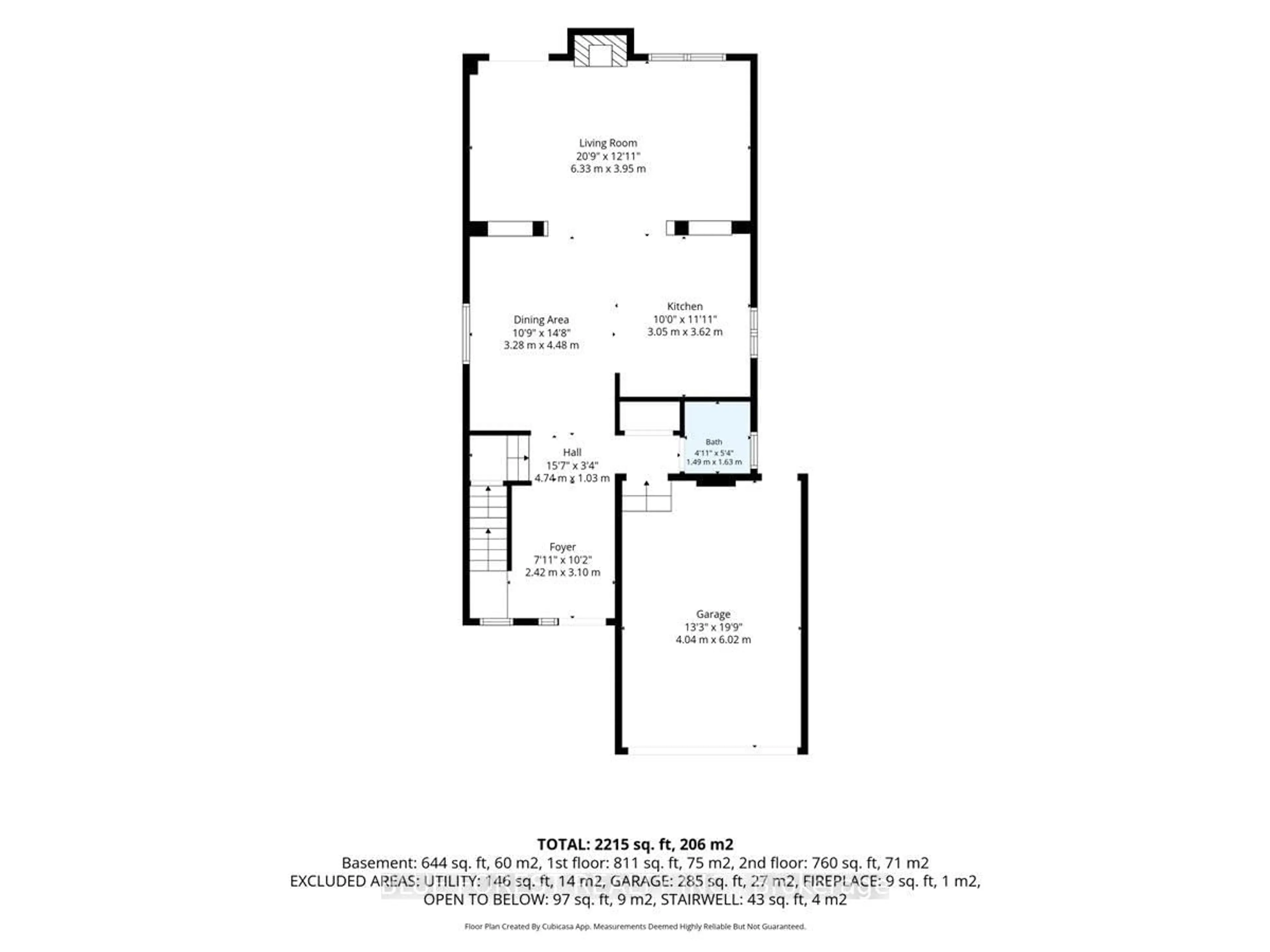 Floor plan for 3317 Emily Carr Lane, London South Ontario N6L 0B3