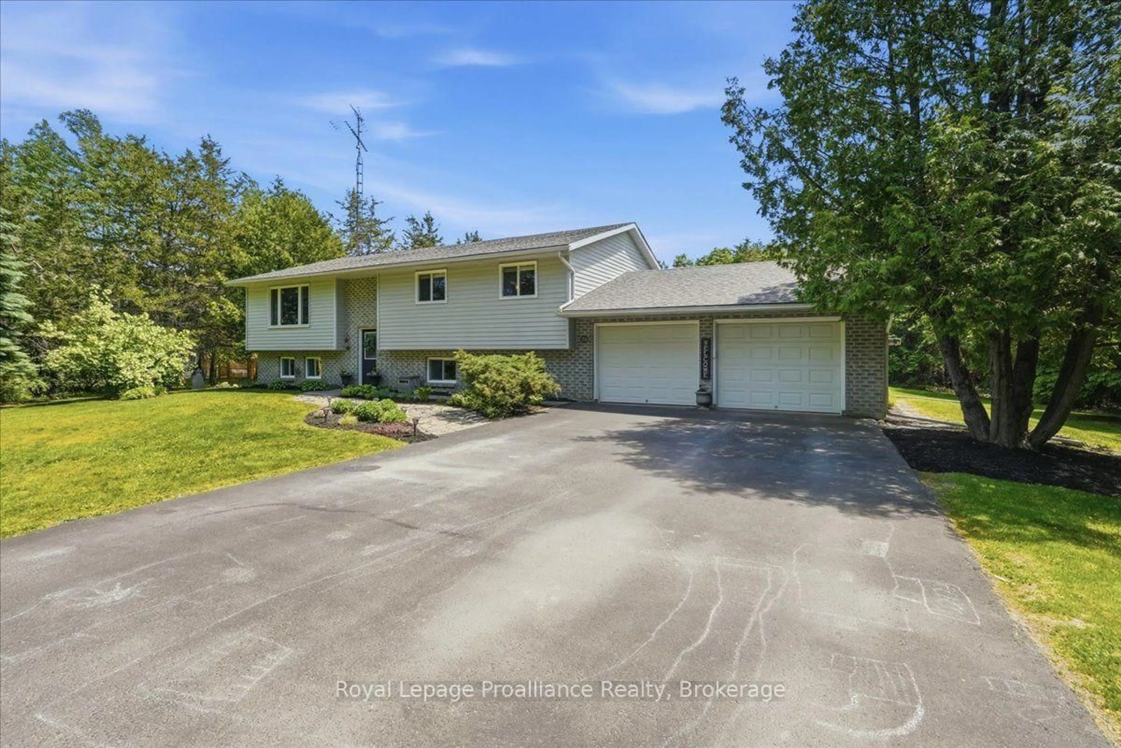 A pic from outside/outdoor area/front of a property/back of a property/a pic from drone, street for 3526 Harmony Rd, Corbyville Ontario K0K 1V0