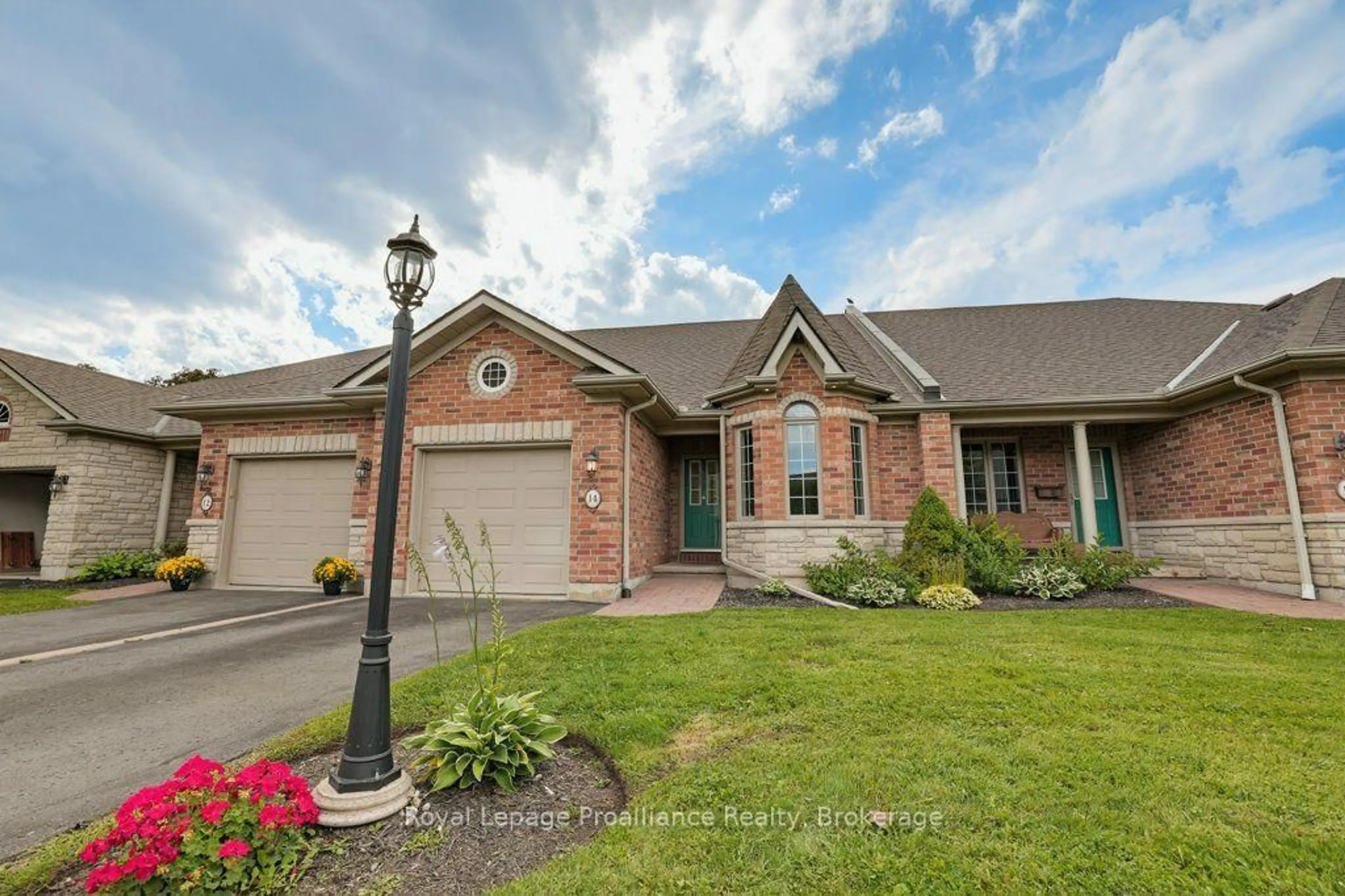 Home with brick exterior material, street for 25 Heartwood Dr #14, Belleville Ontario K8P 5M2