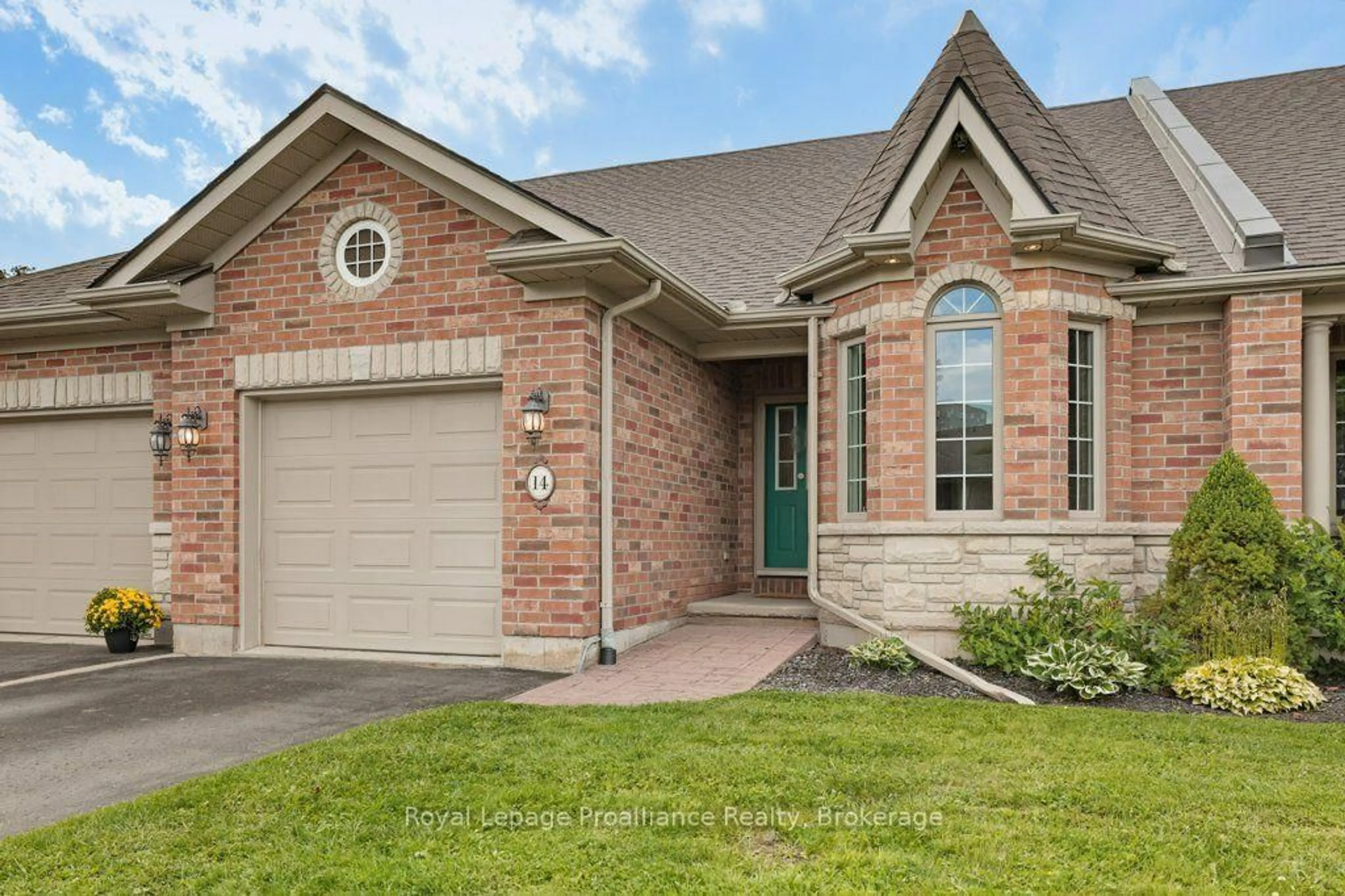 Home with brick exterior material, street for 25 Heartwood Dr #14, Belleville Ontario K8P 5M2