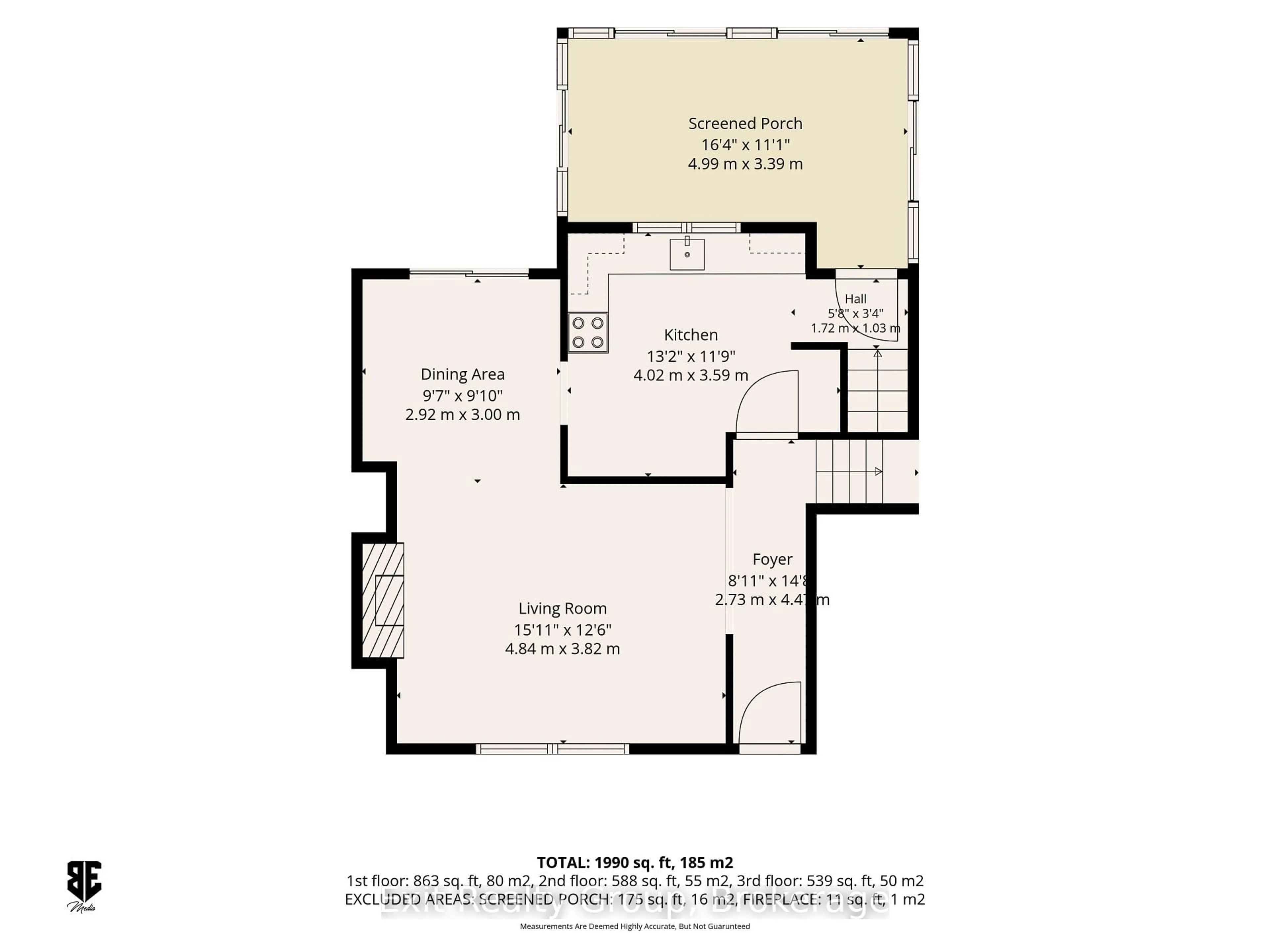 Floor plan for 6 Ernest Crt, Belleville Ontario K8P 4H7