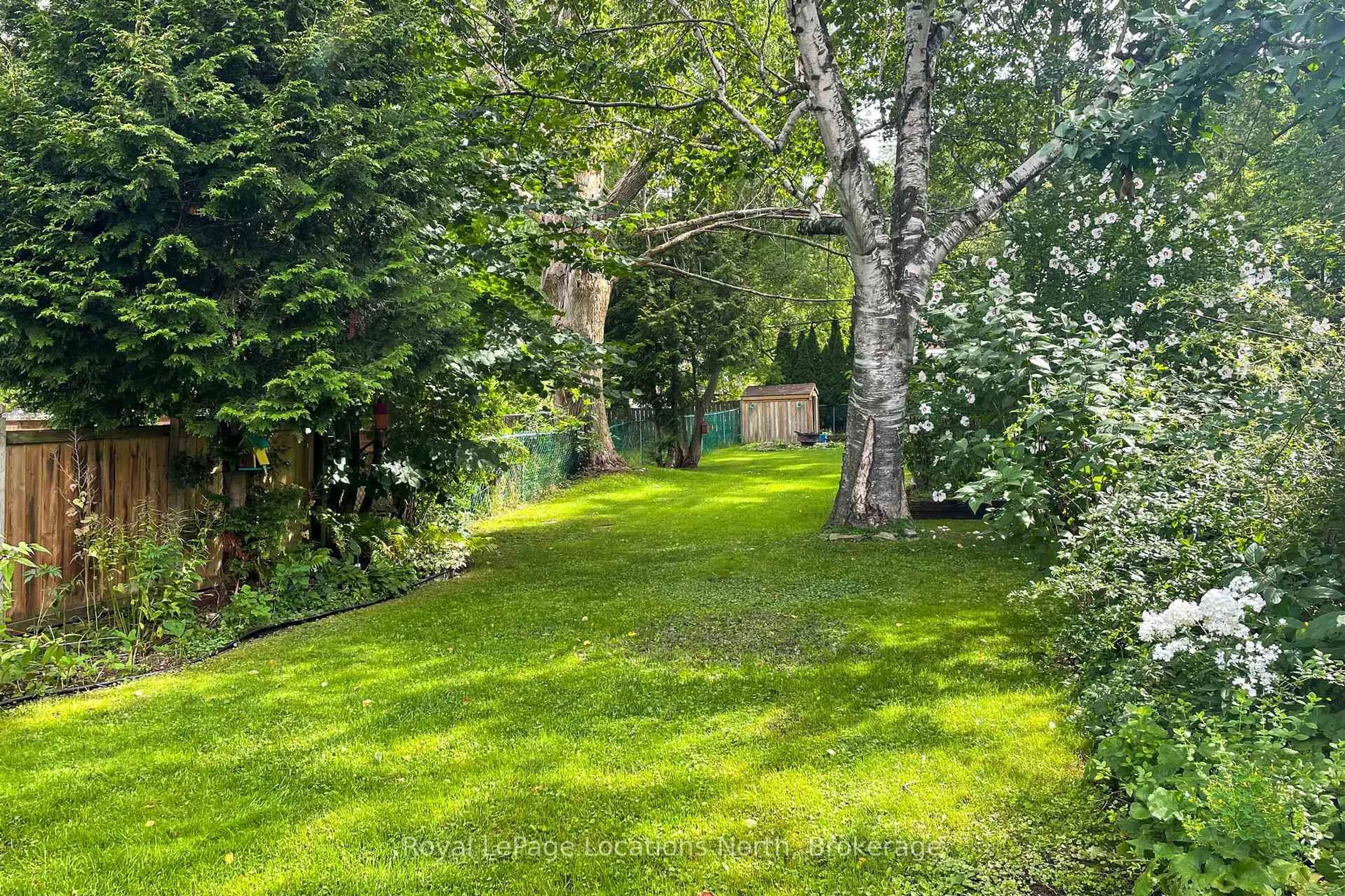 Patio, forest/trees view for 737 4th Ave, Owen Sound Ontario N4K 2N5