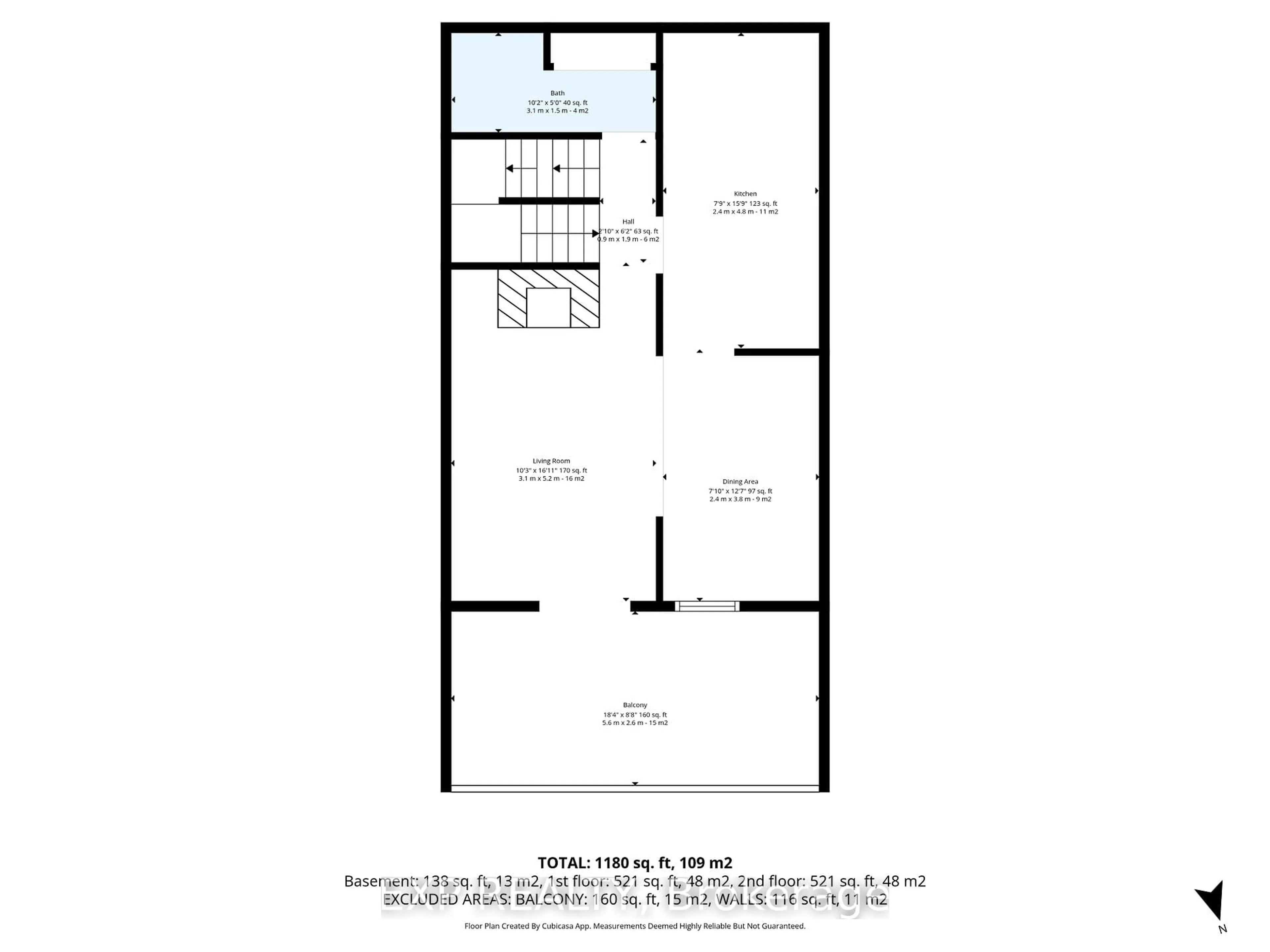 Floor plan for 3445 Uplands Dr #134, Ottawa Ontario K1V 9N5