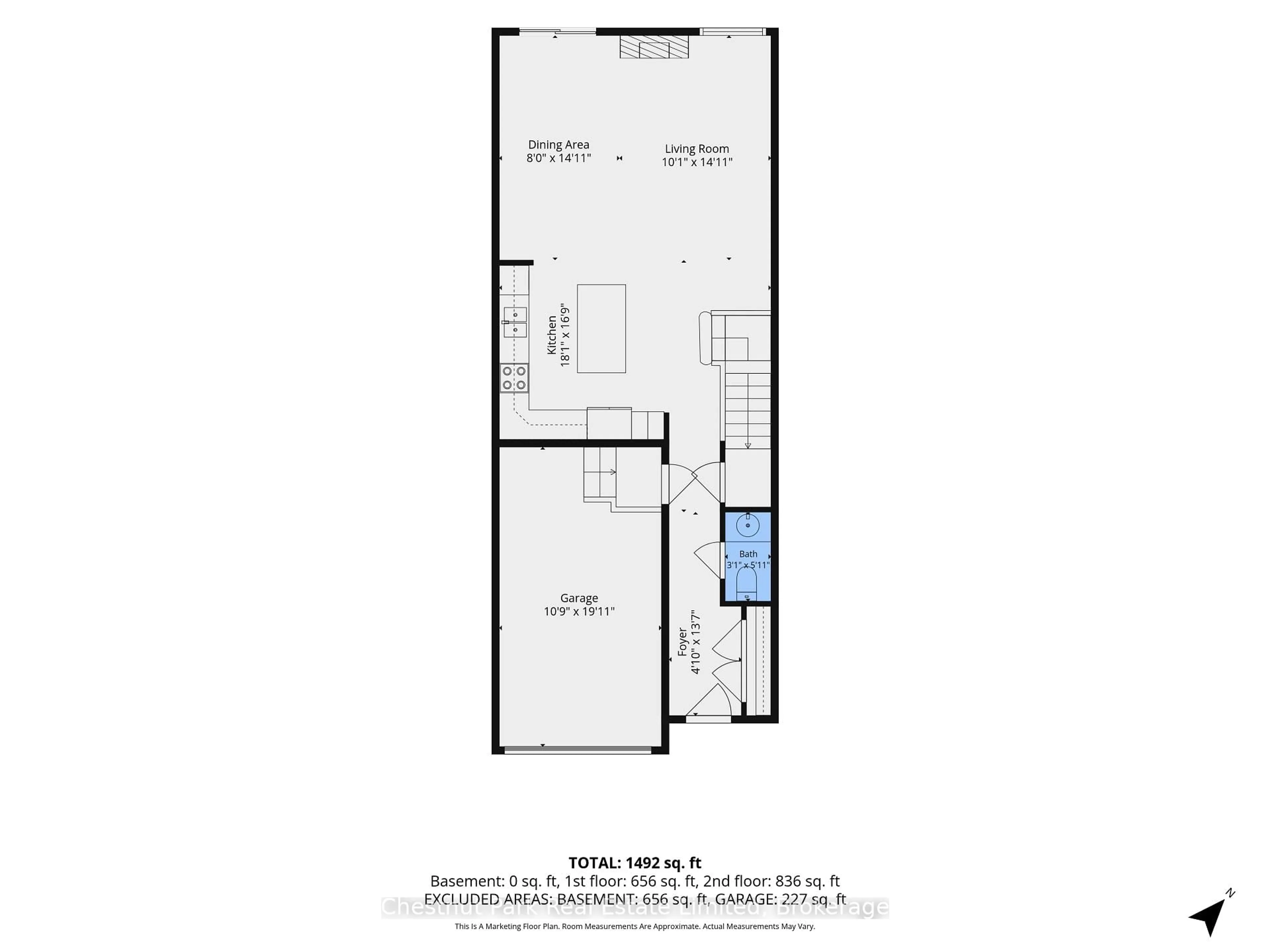 Floor plan for 239 King St, Carleton Place Ontario K7C 0G9