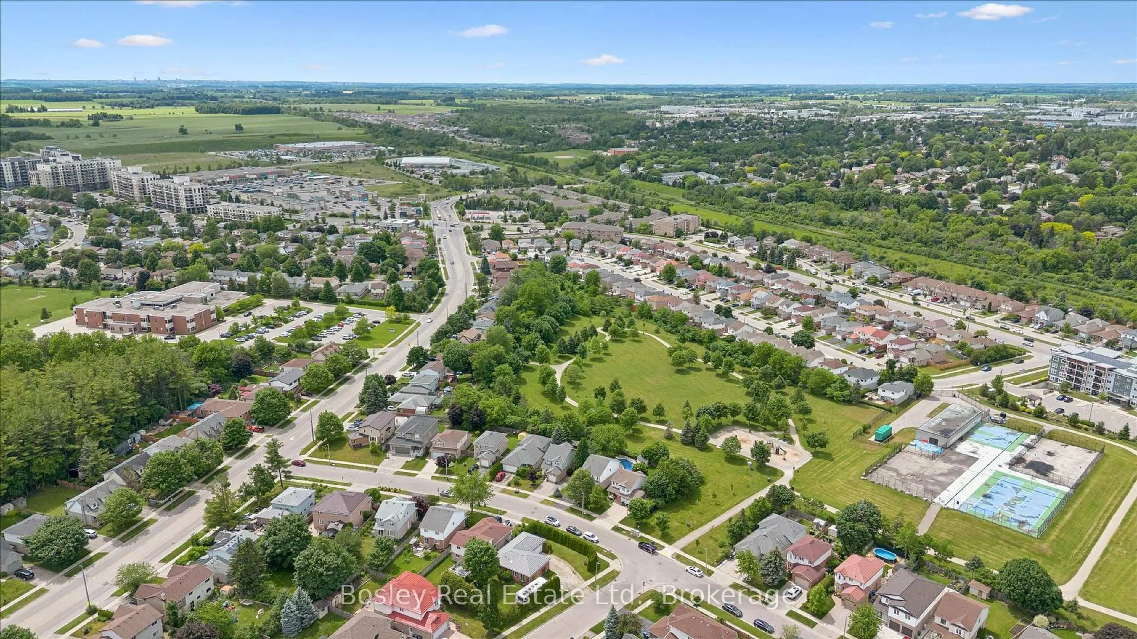 A pic from outside/outdoor area/front of a property/back of a property/a pic from drone, street for 12 Deerpath Dr, Guelph Ontario N1K 1T9