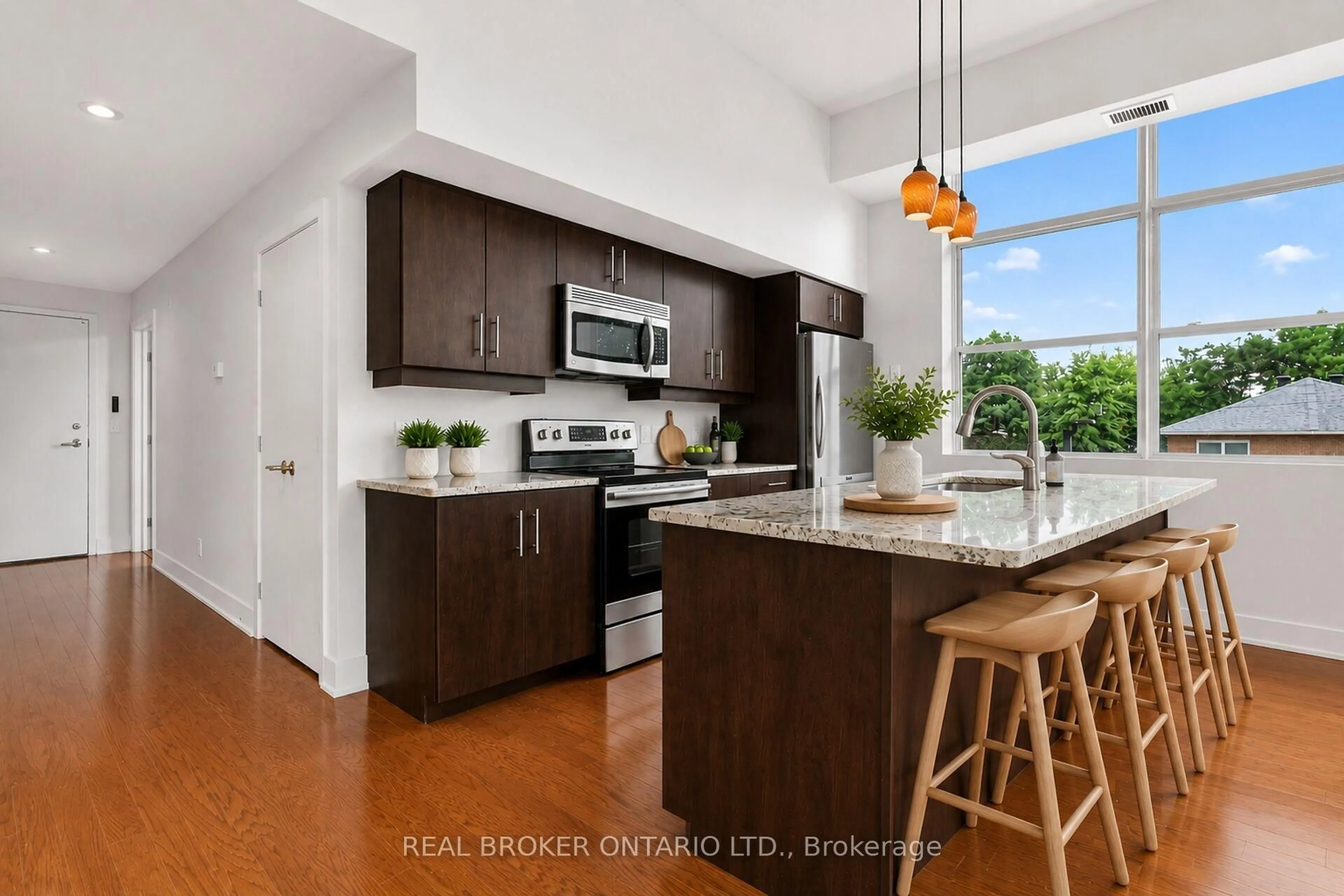 Open concept kitchen, unknown for 345 St Denis St #207, Ottawa Ontario K1L 5J1
