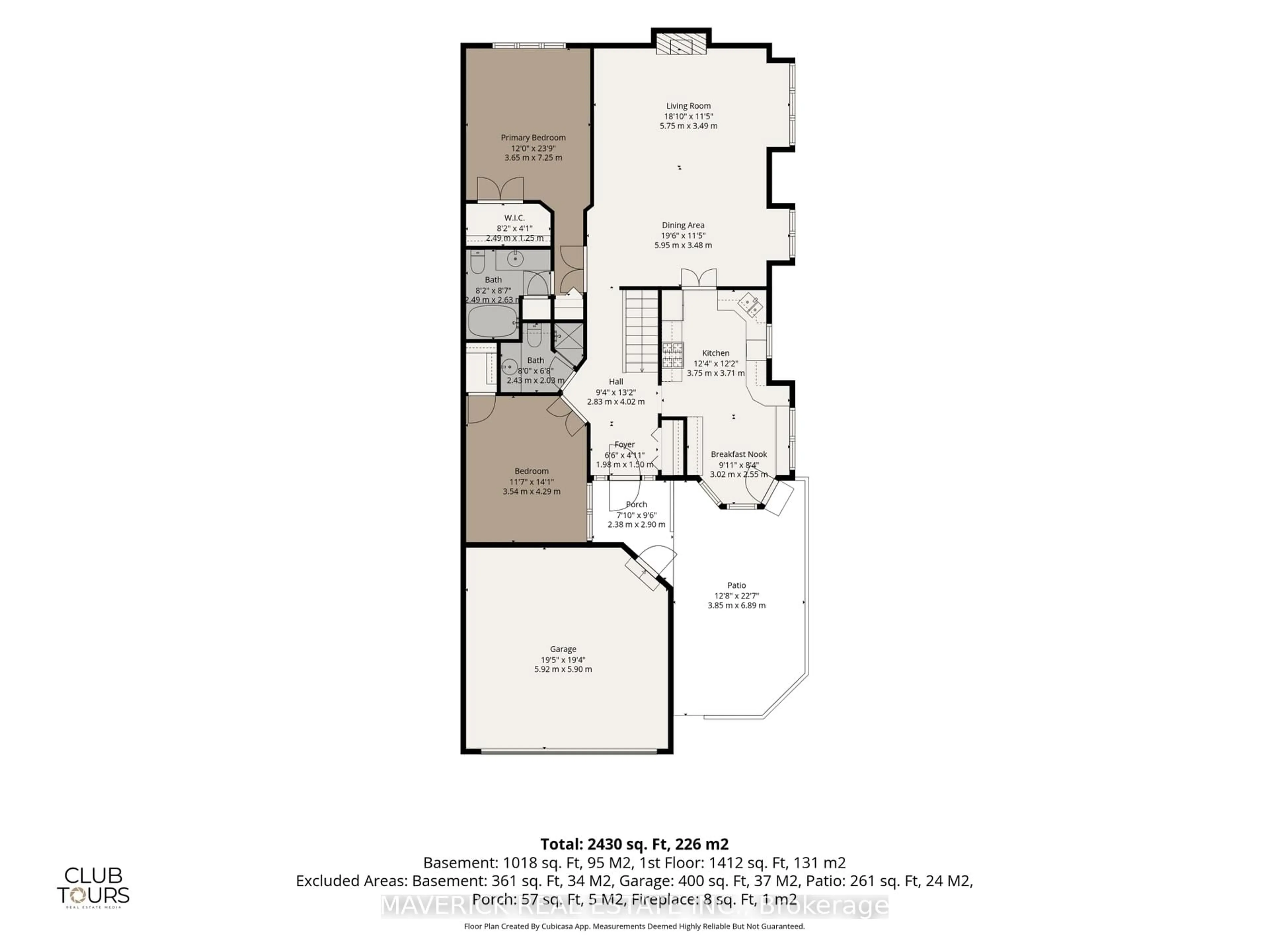 Floor plan for 163 Pine Valley Dr #49, London South Ontario N6J 4R2