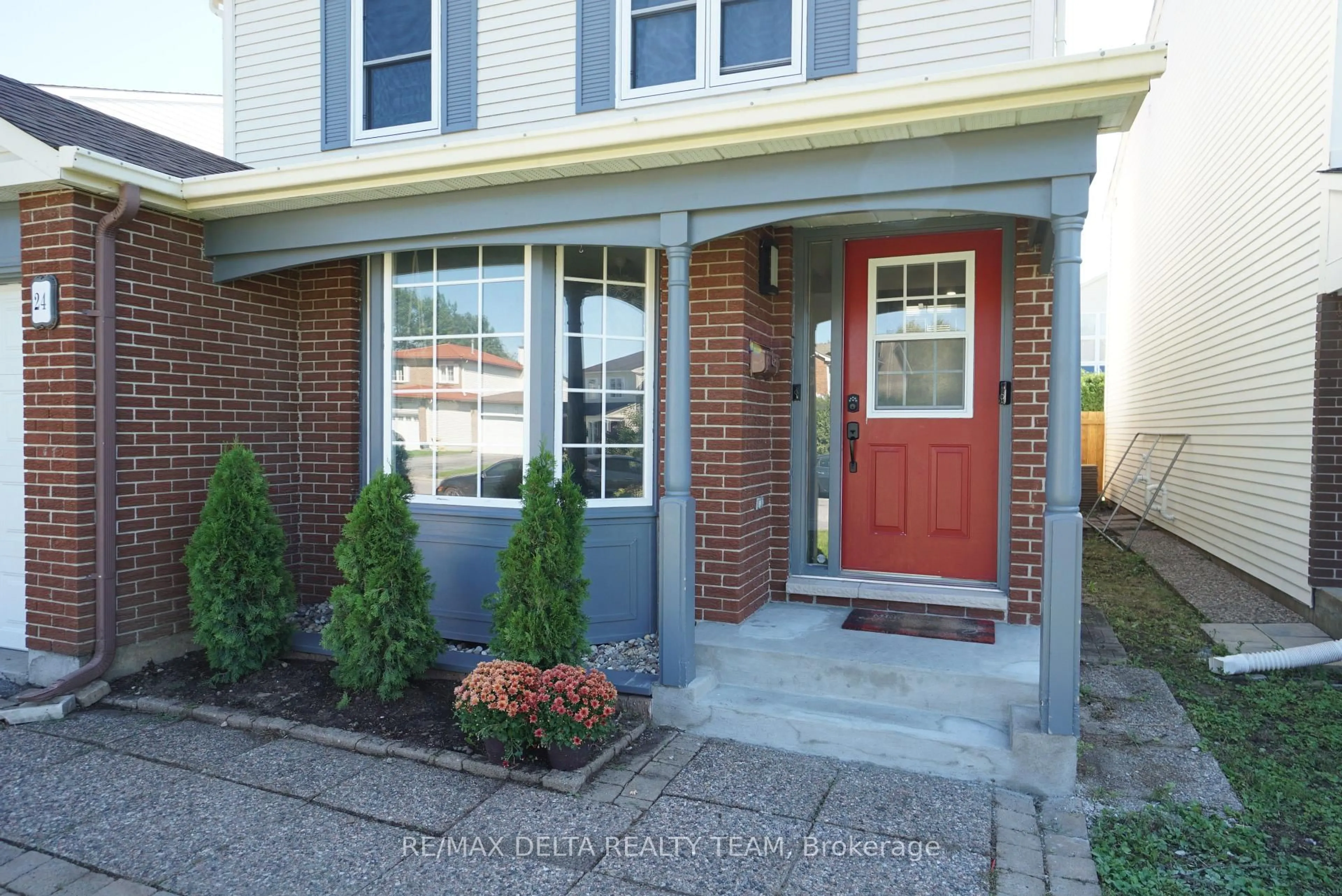 Home with brick exterior material, street for 24 Raftus Sq, Ottawa Ontario K2J 1J3