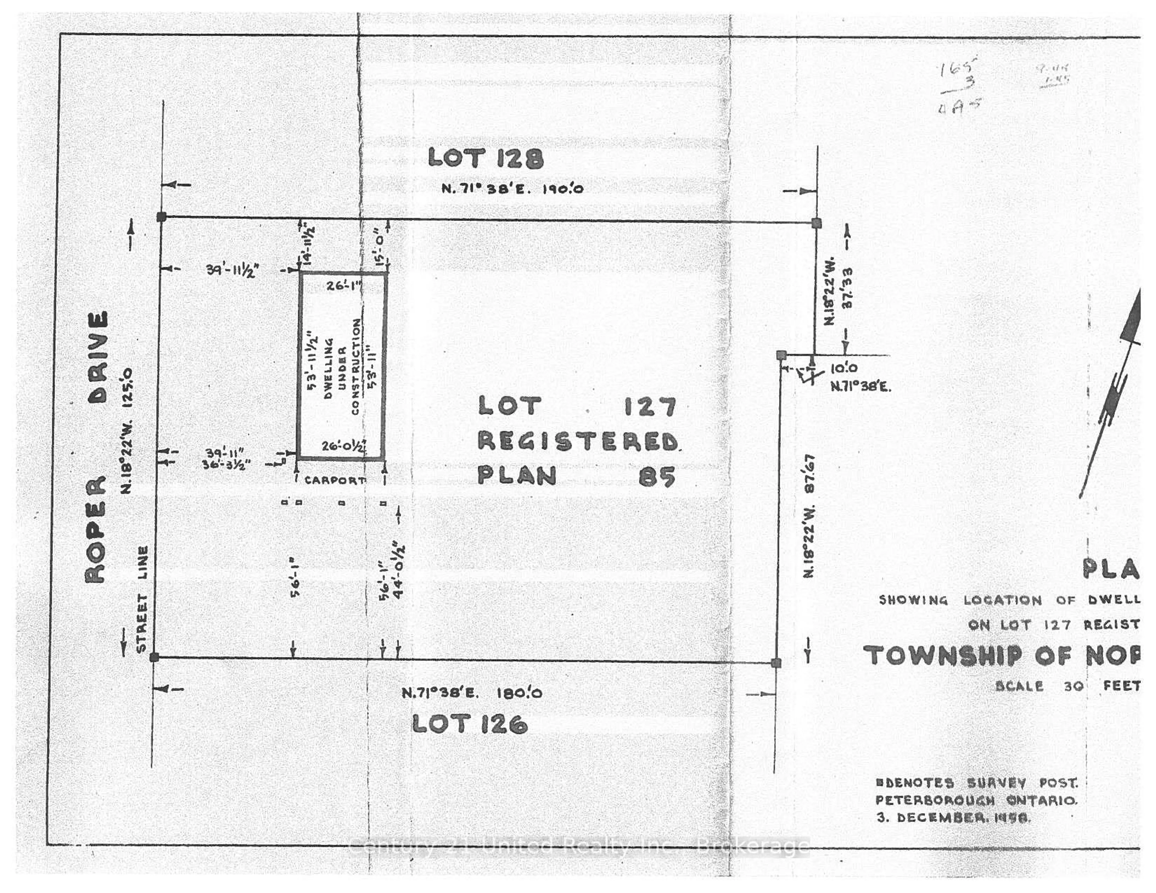 Floor plan for 130 Roper Dr, Peterborough Ontario K9J 6K6