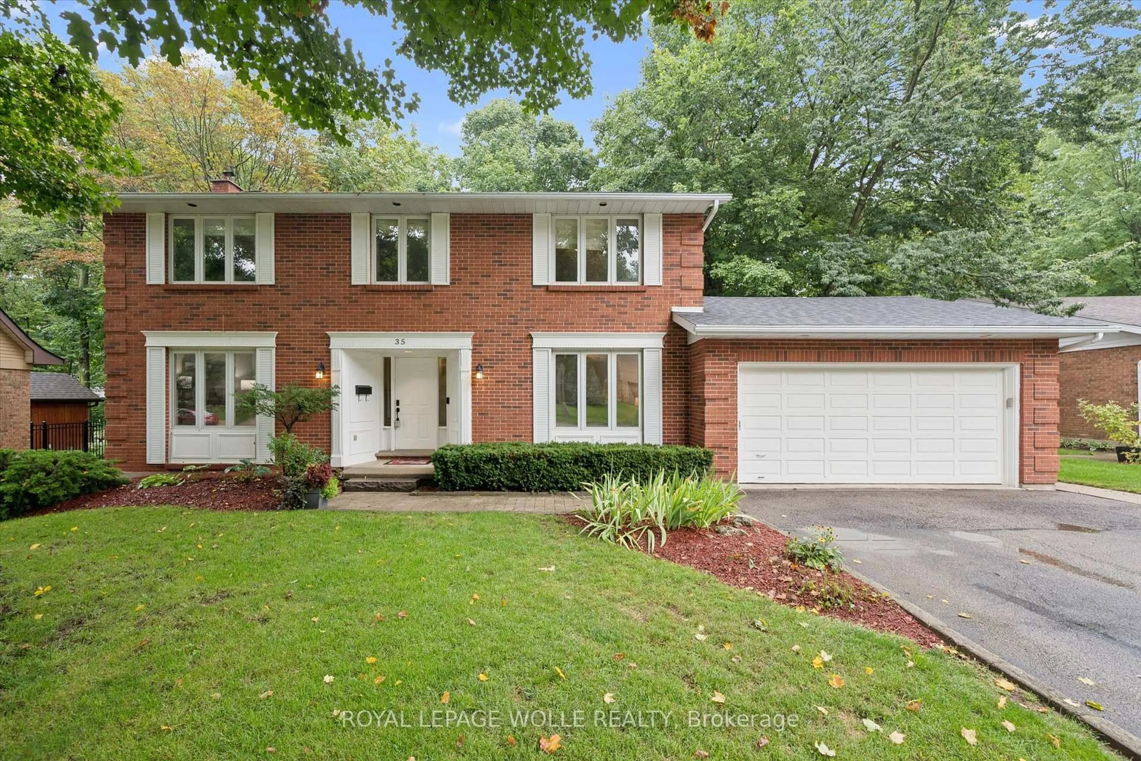Home with brick exterior material, street for 35 Pintail Dr, Woolwich Ontario N3B 3G8