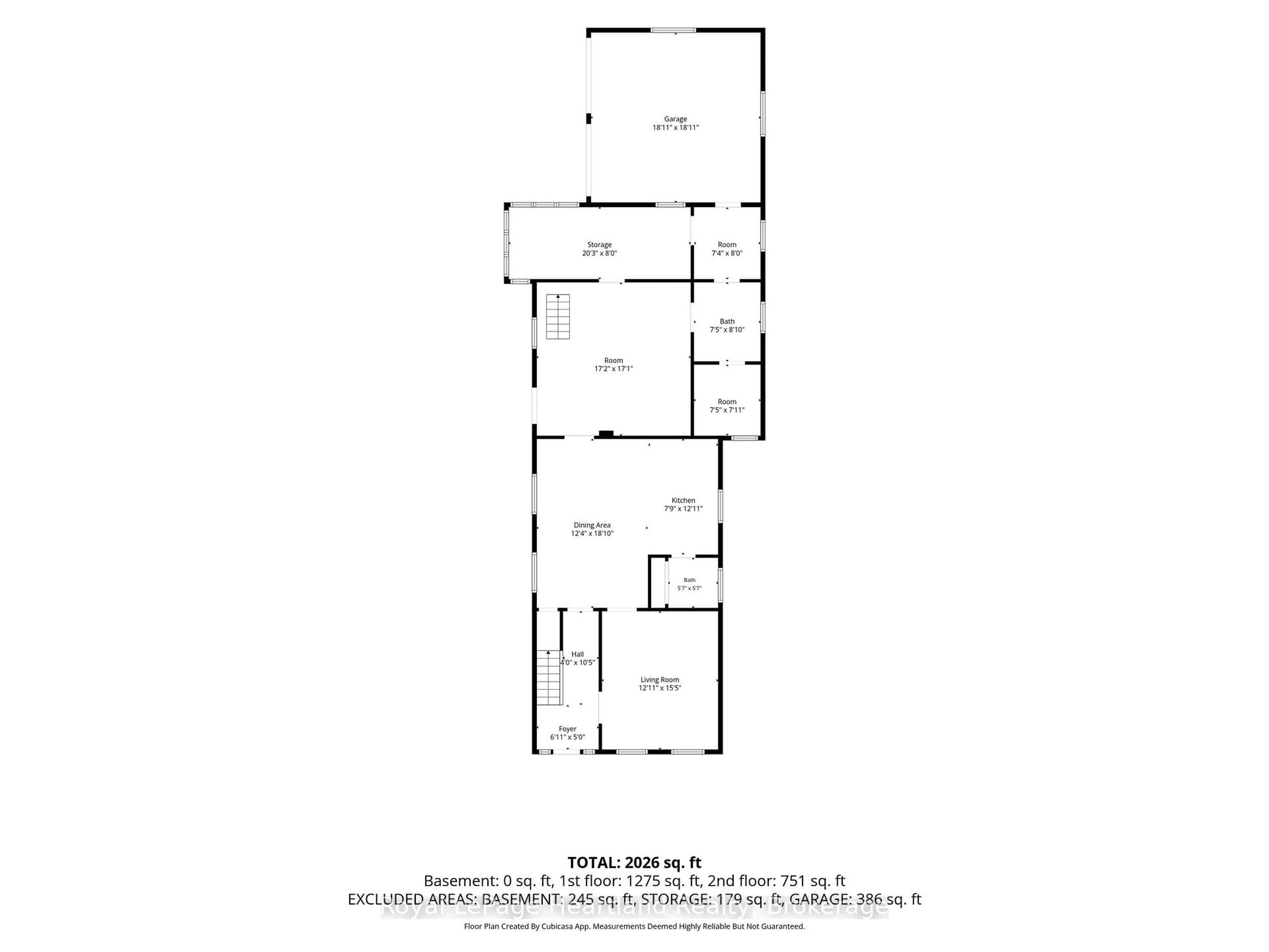 Floor plan for 18 Nelson St, Goderich Ontario N7A 1R6