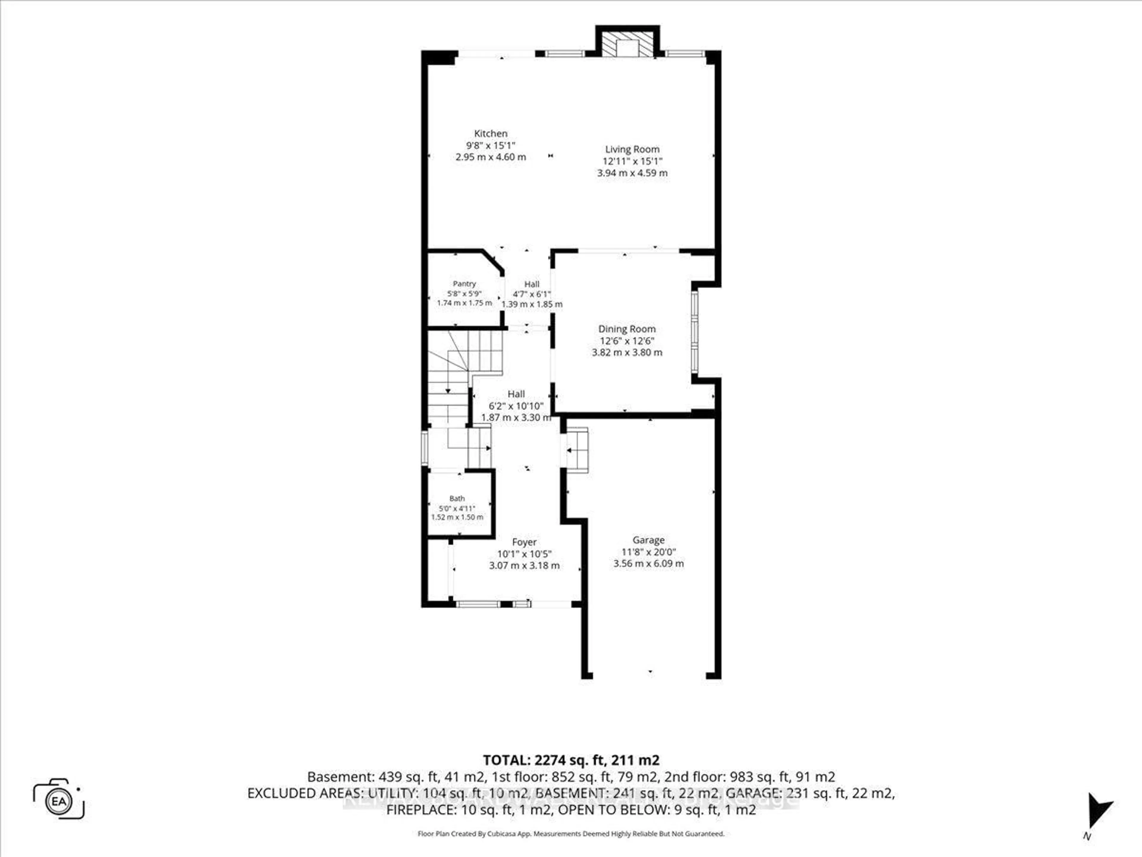 Floor plan for 343 SWEETCLOVER Way, Ottawa Ontario K4A 1E6