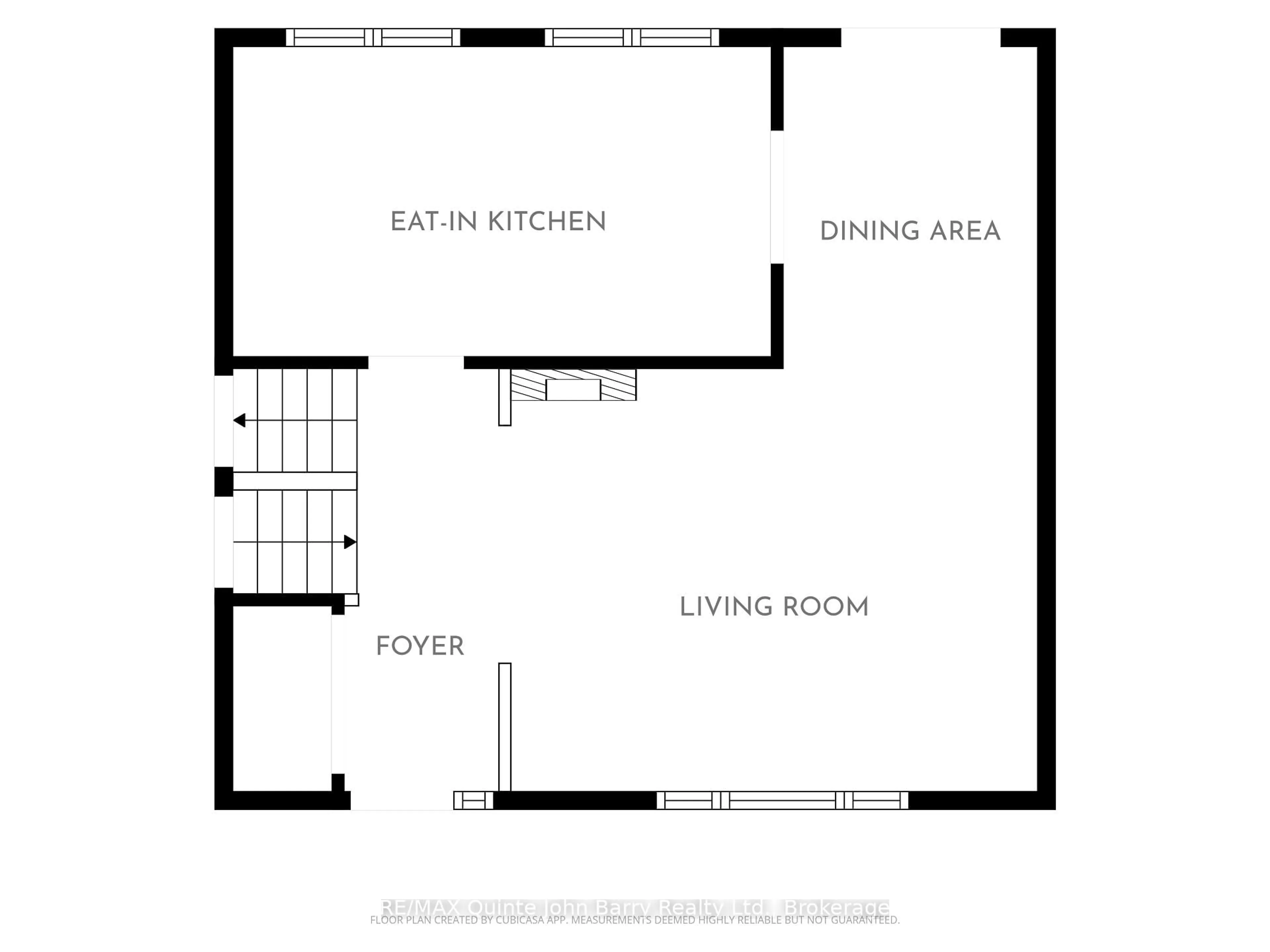 Floor plan for 1 Parkside Dr, Quinte West Ontario K8V 5L6