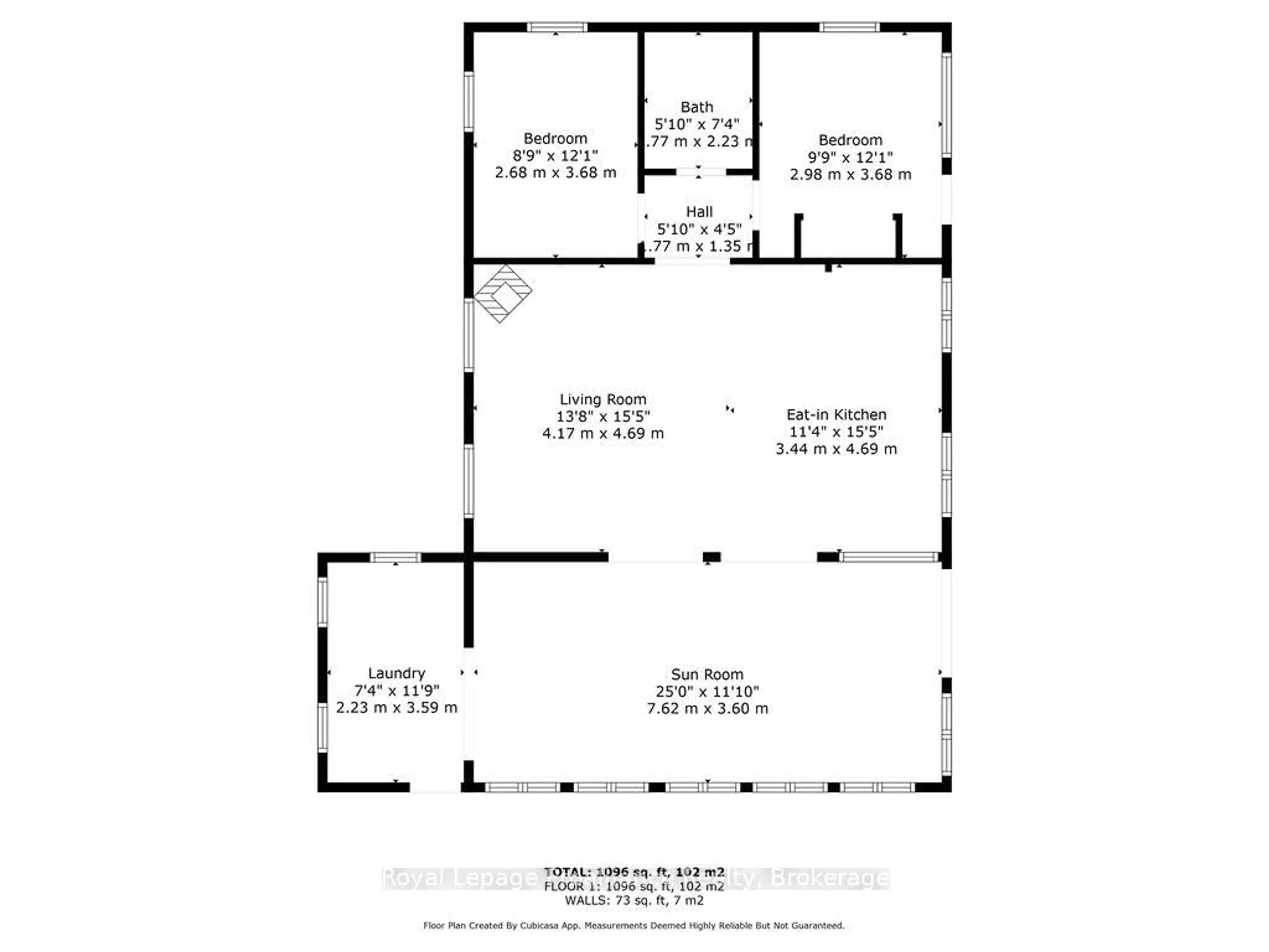 Floor plan for 5 Water - Gunter Lake, Hastings Ontario K0L 1W0