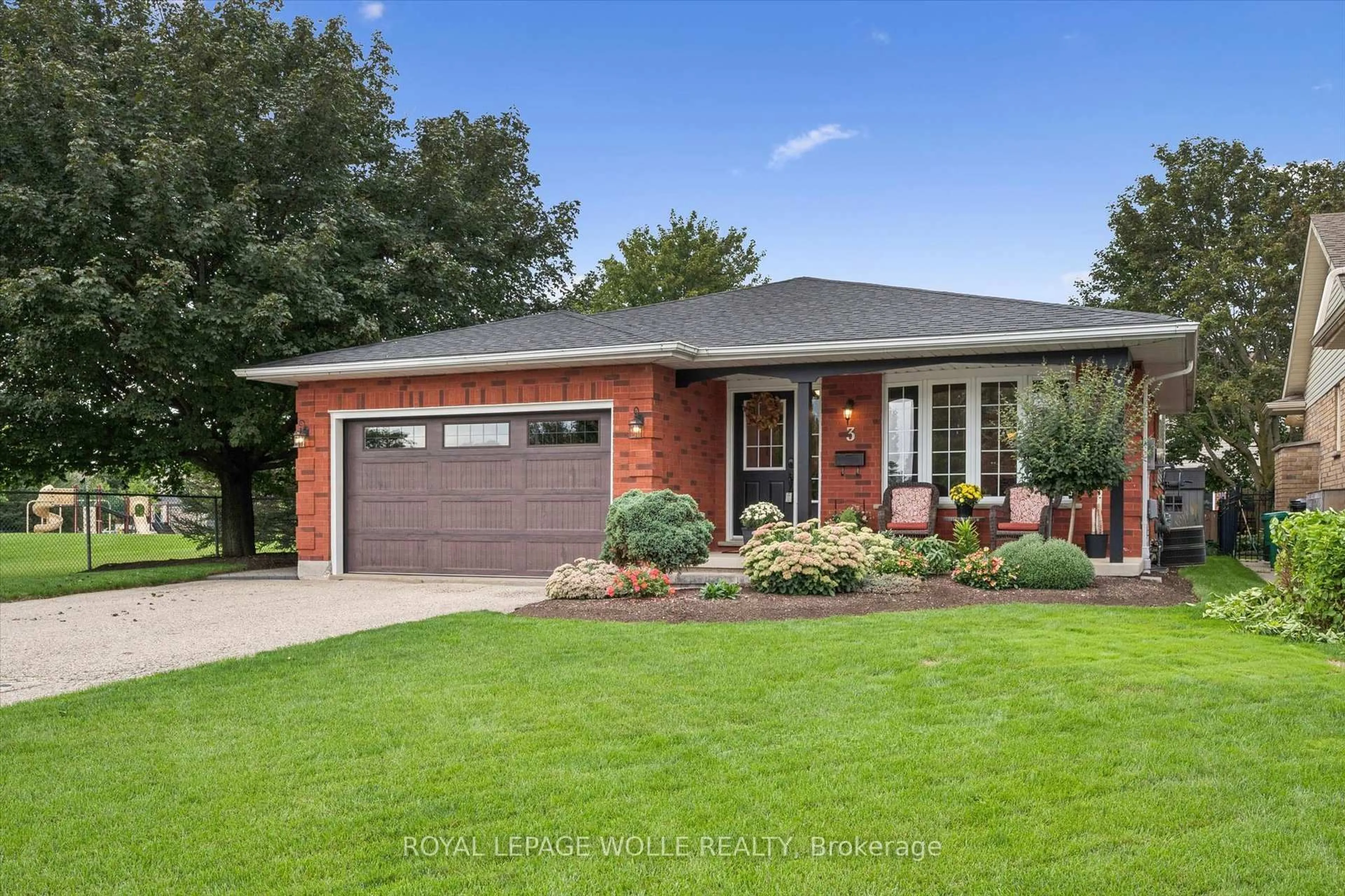 Home with brick exterior material, street for 3 Peregrine Cres, Woolwich Ontario N3B 3J2