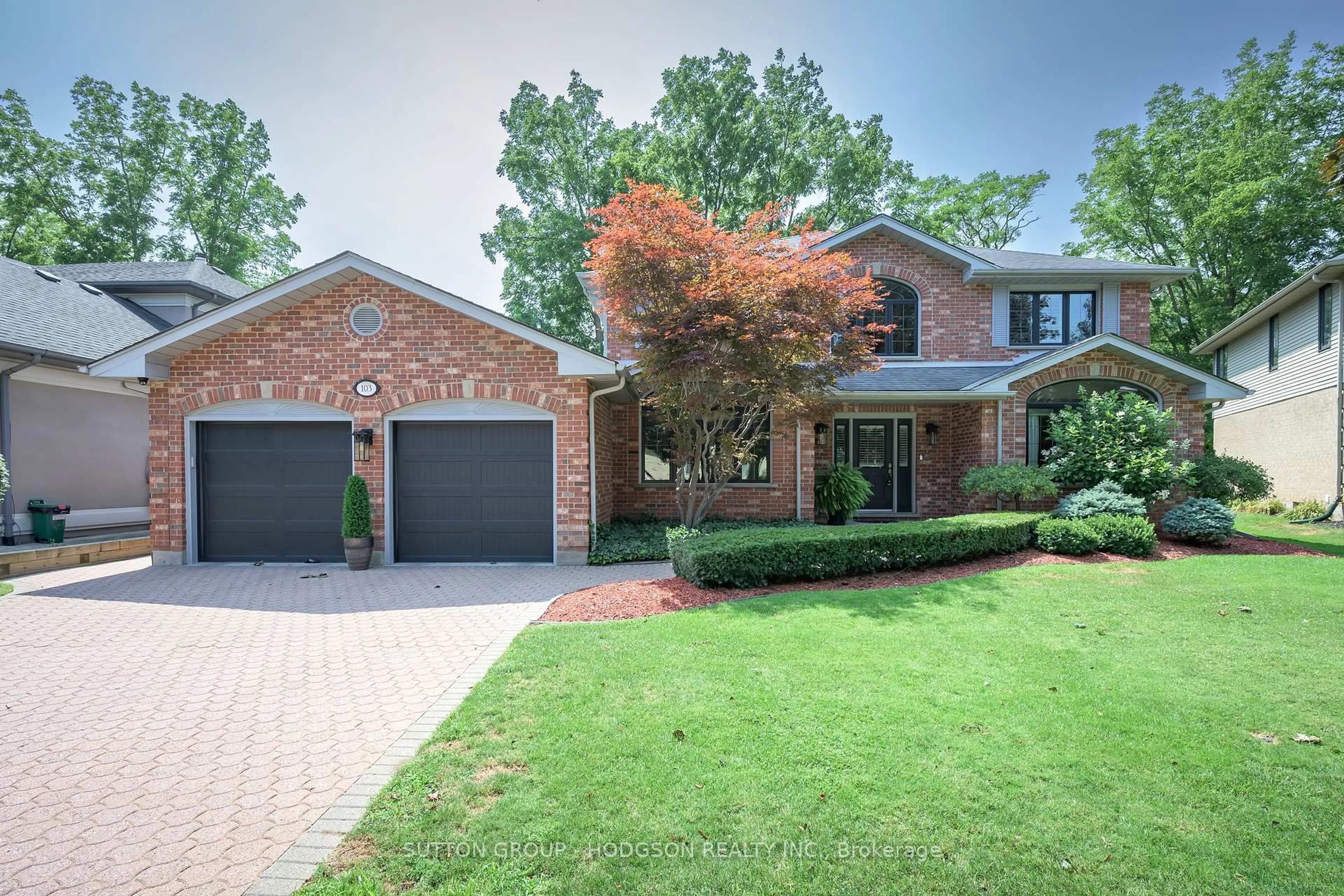 Home with brick exterior material, street for 103 Carriage Hill Dr, London North Ontario N5X 3W7