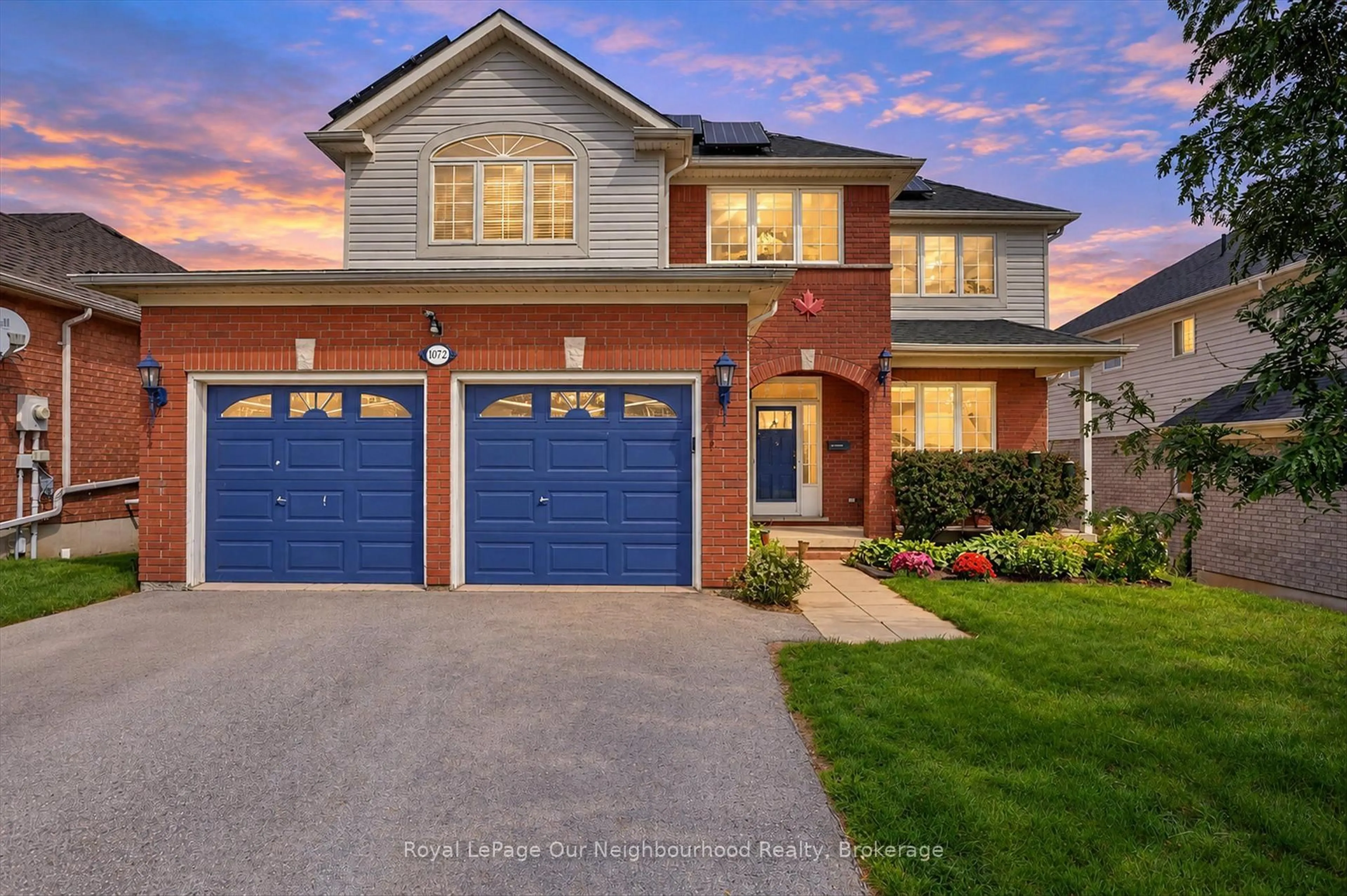 Home with brick exterior material, street for 1072 Silverdale Rd, Peterborough Ontario K9J 7W6