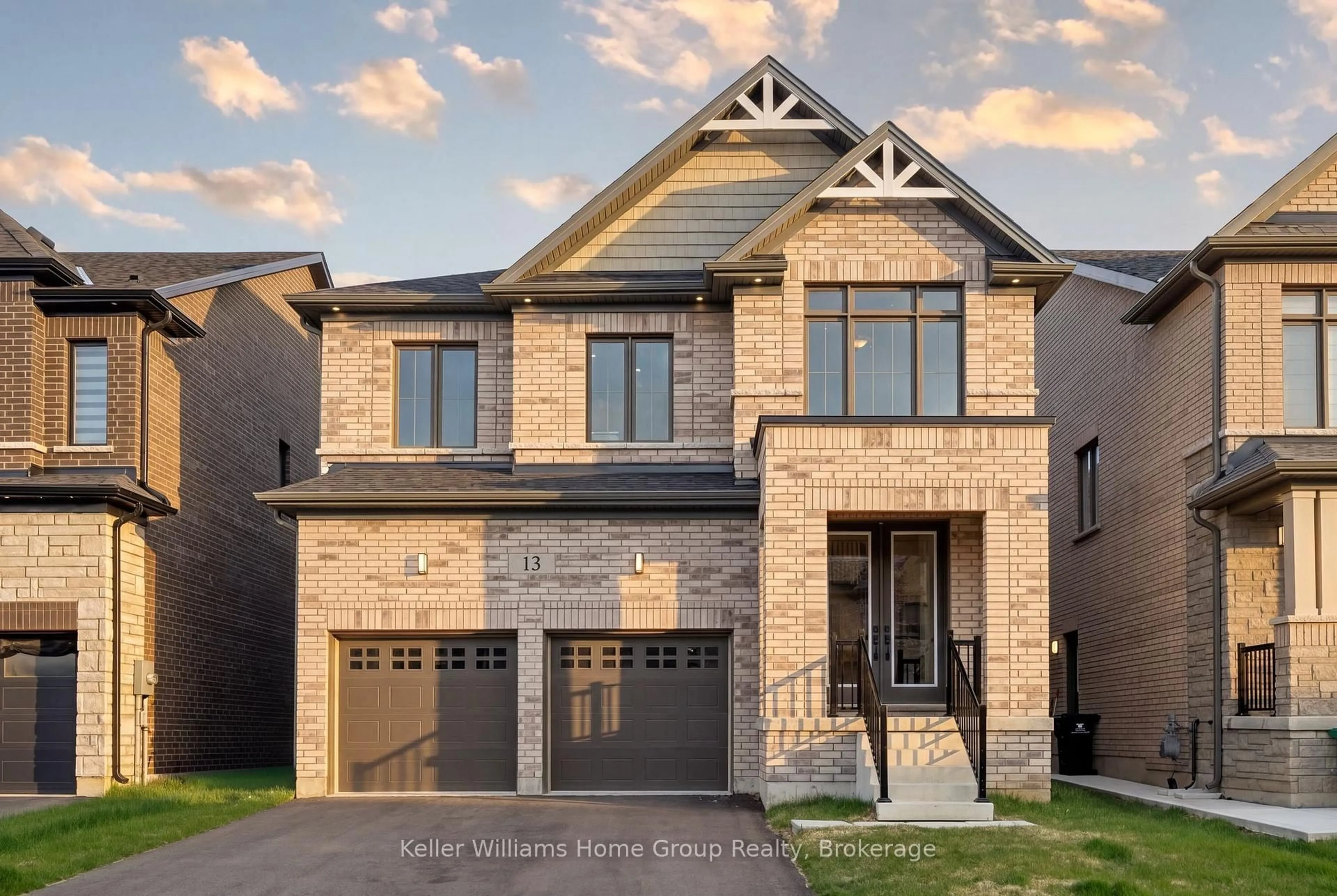 Home with brick exterior material, street for 13 Mary Watson St, North Dumfries Ontario N0B 1E0