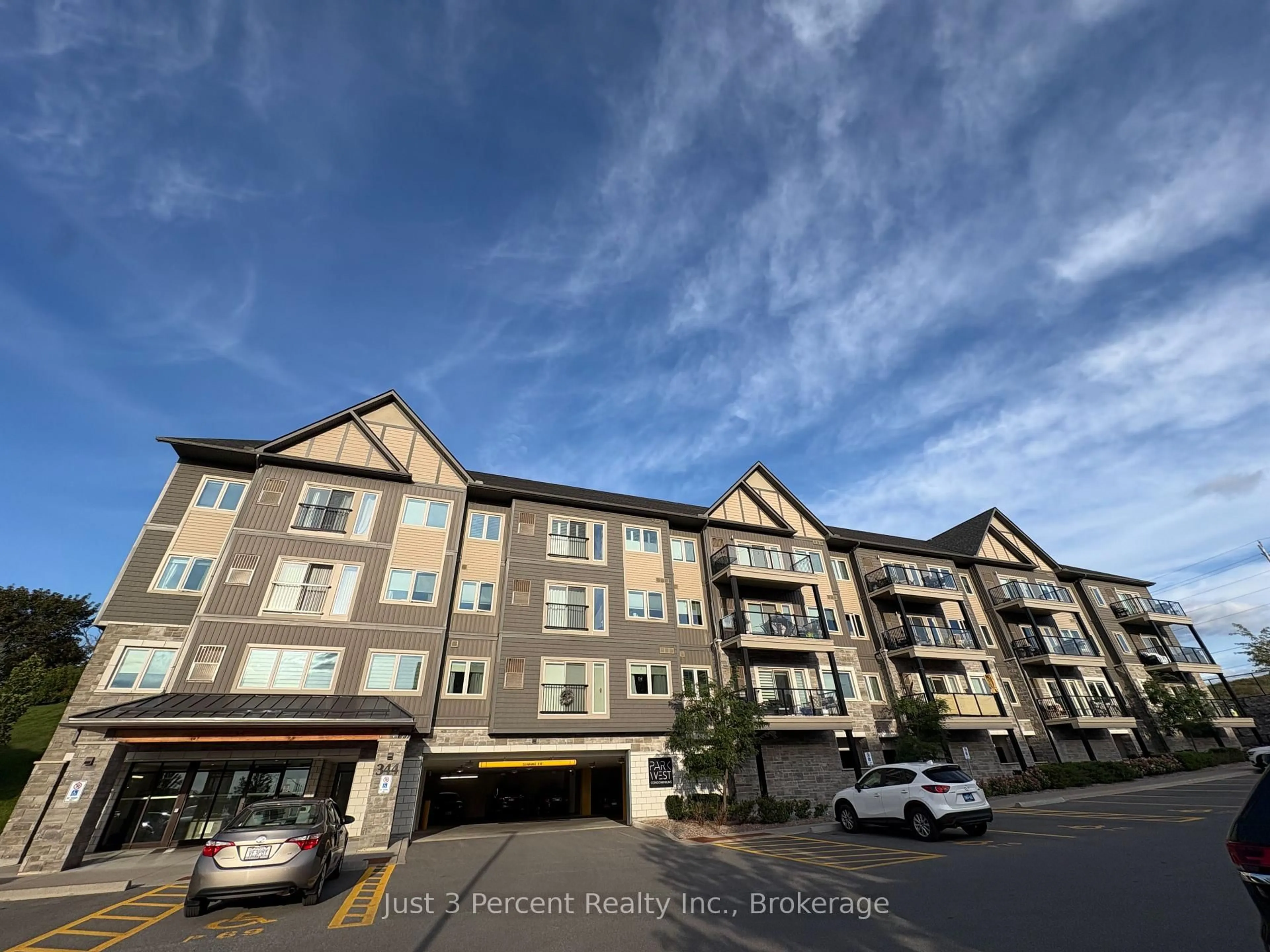 A pic from outside/outdoor area/front of a property/back of a property/a pic from drone, building for 344 Florence Dr #101, Peterborough Ontario K9J 0K4