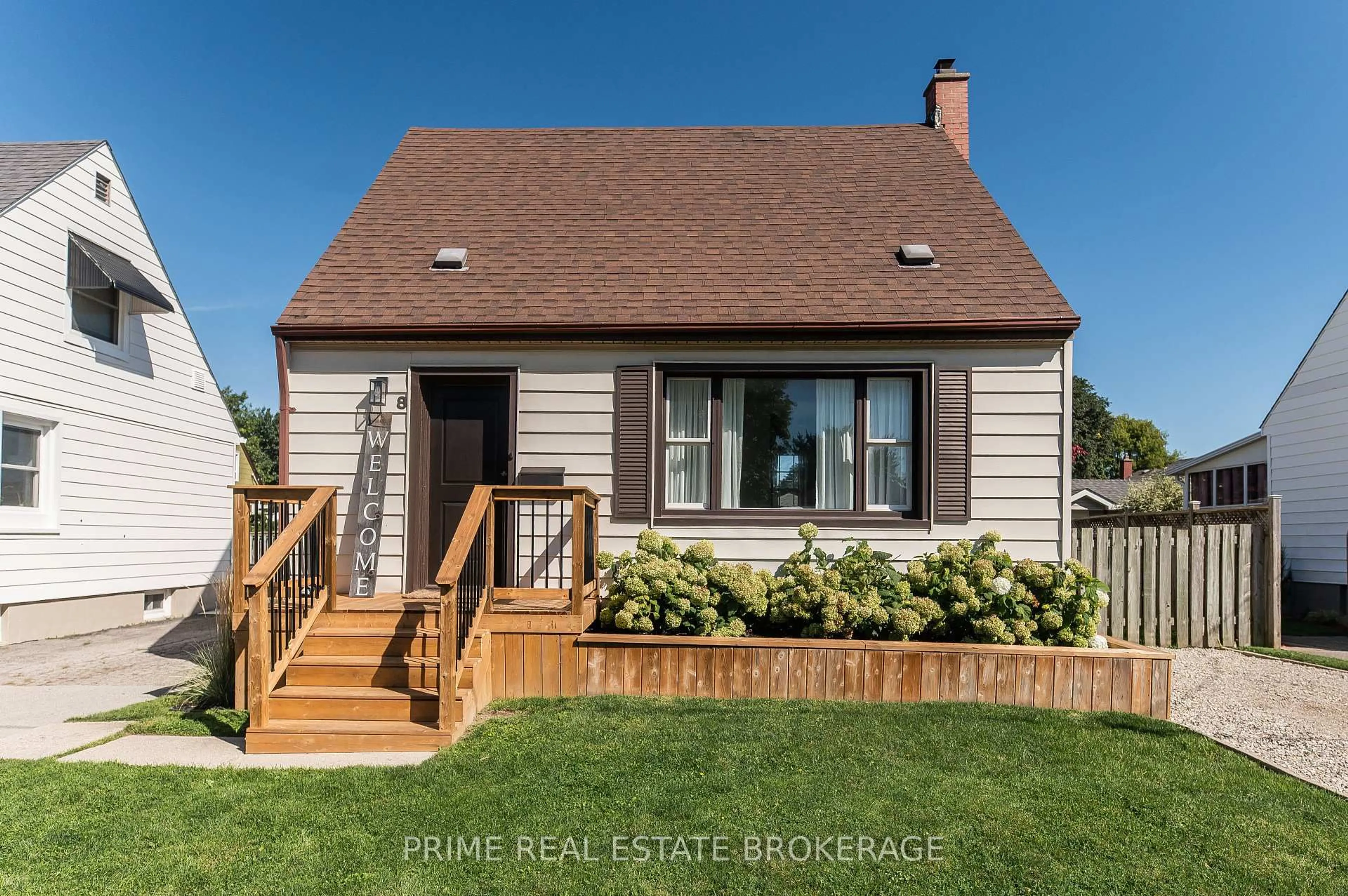 Home with brick exterior material, street for 8 Pine St, St. Thomas Ontario N5R 1L9