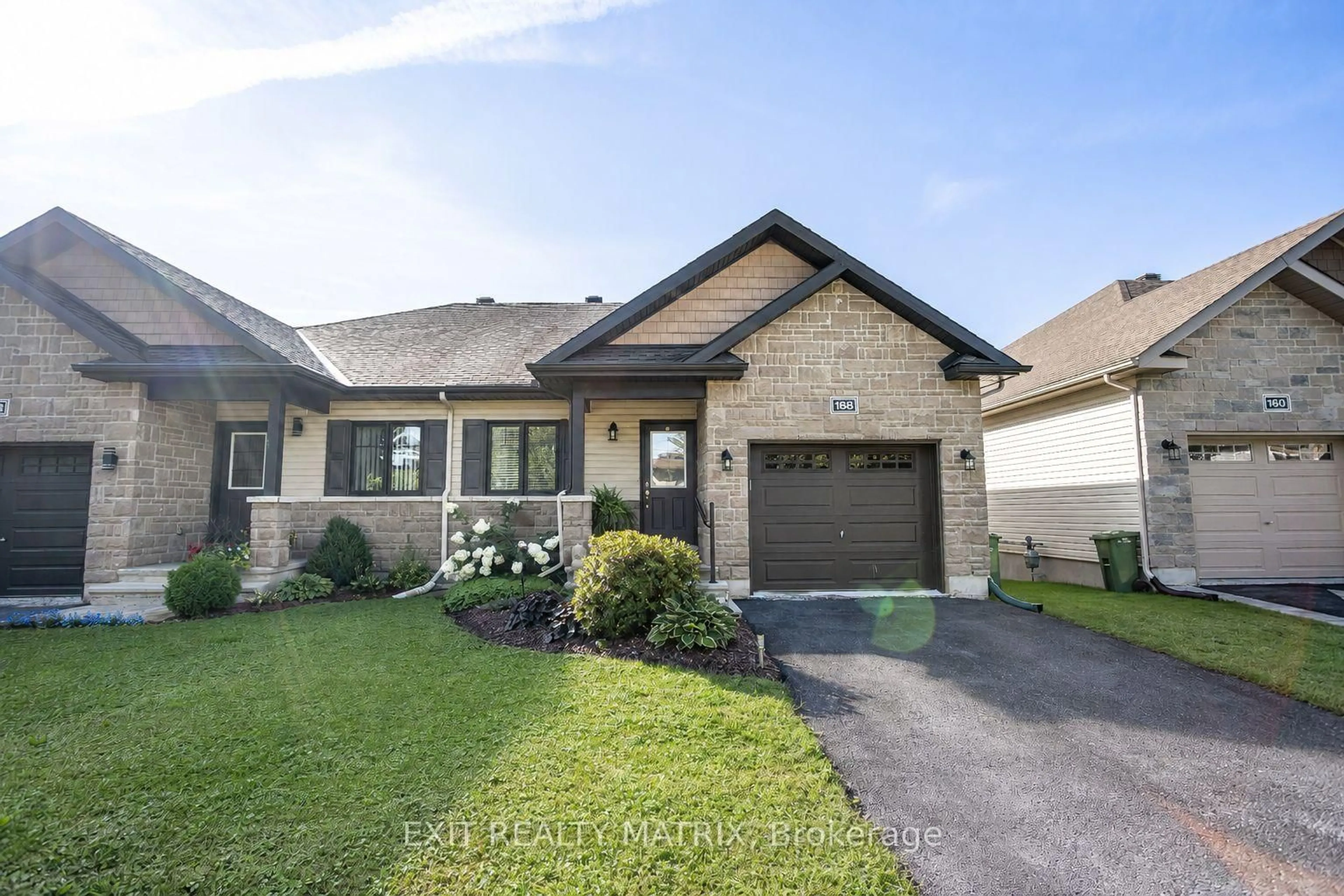 Home with brick exterior material, street for 168 Equinox Dr, Russell Ontario K0A 1W1