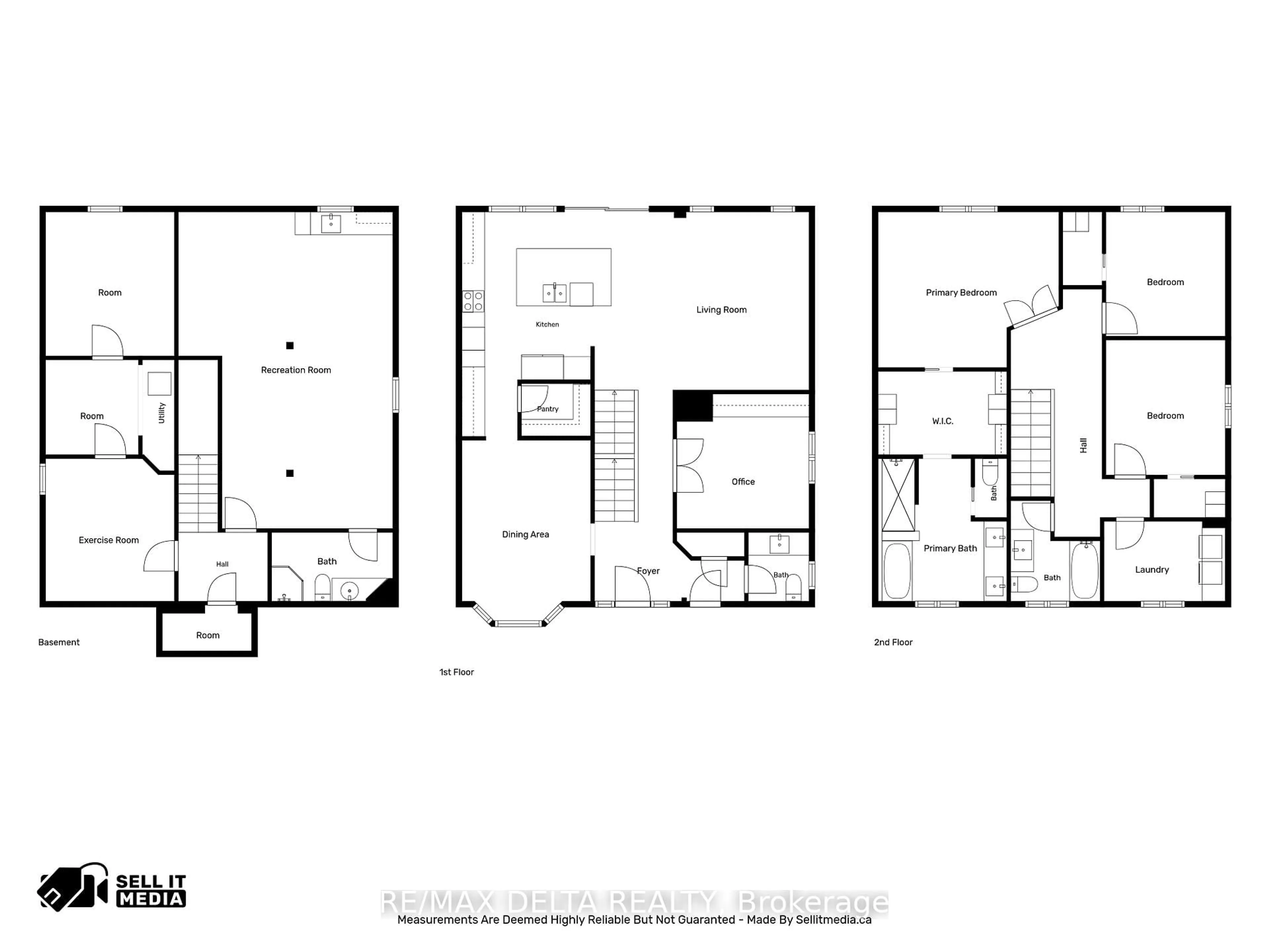 Floor plan for 1791 Queensdale Ave, Ottawa Ontario K1T 1J7