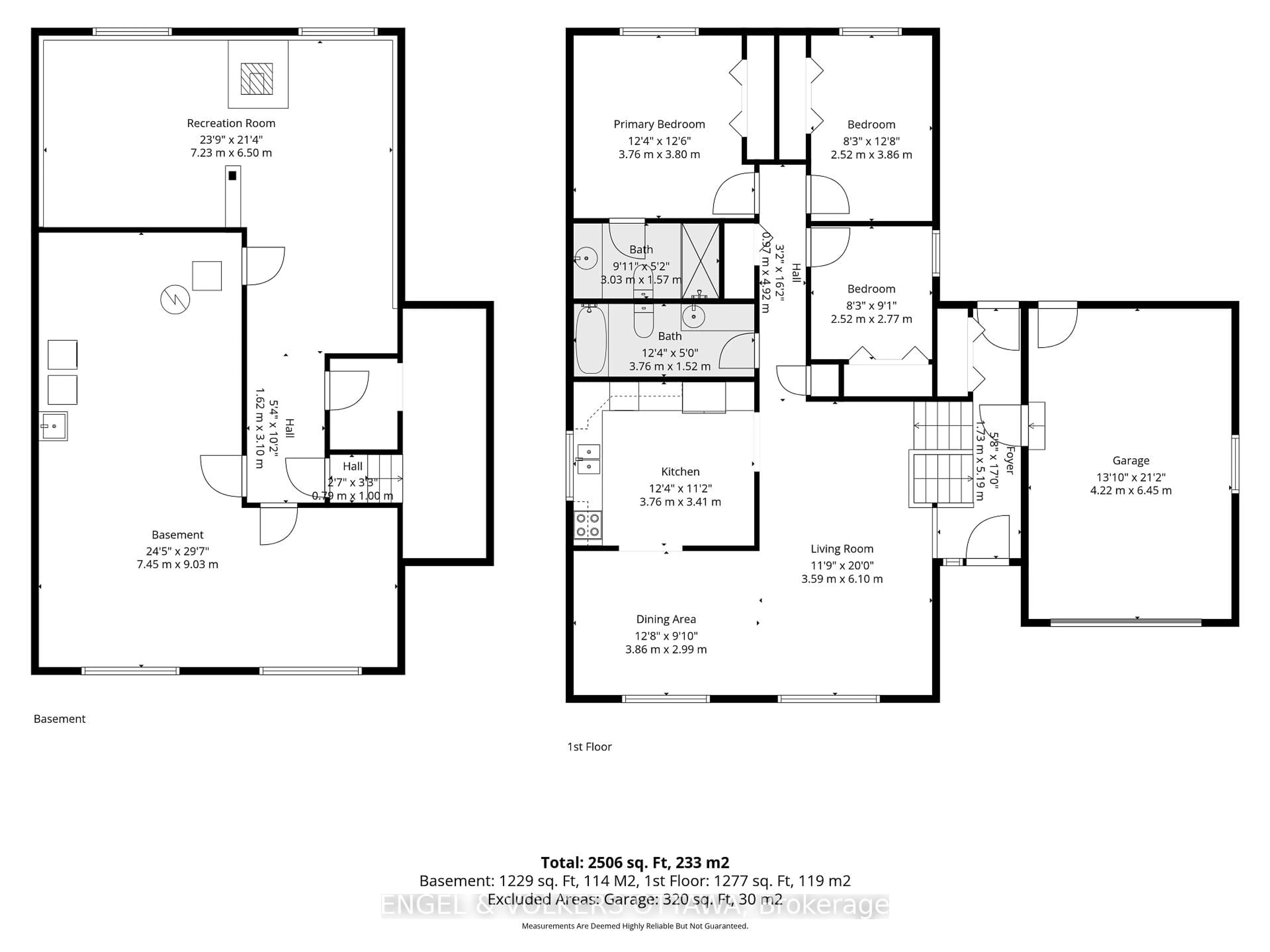 Floor plan for 3620 Albion Rd, Ottawa Ontario K1T 1A3