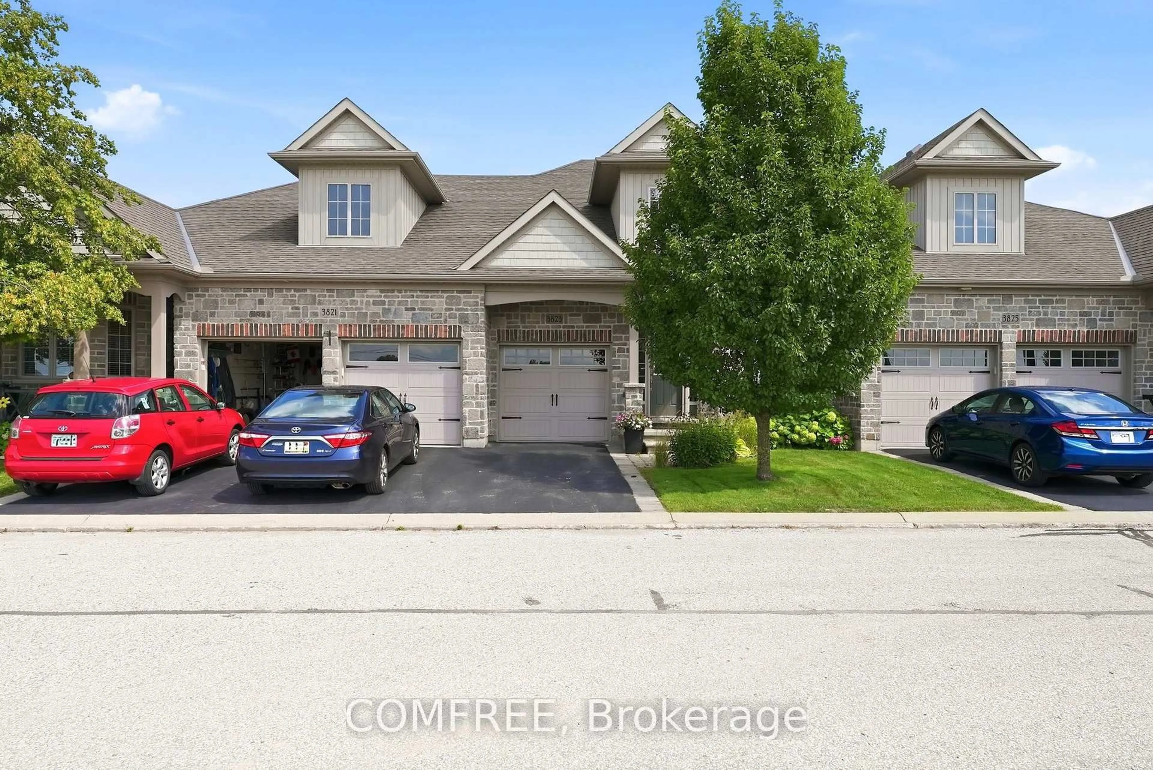A pic from outside/outdoor area/front of a property/back of a property/a pic from drone, street for 3823 Turnberry Lane #14, Plympton-Wyoming Ontario N0N 1E0